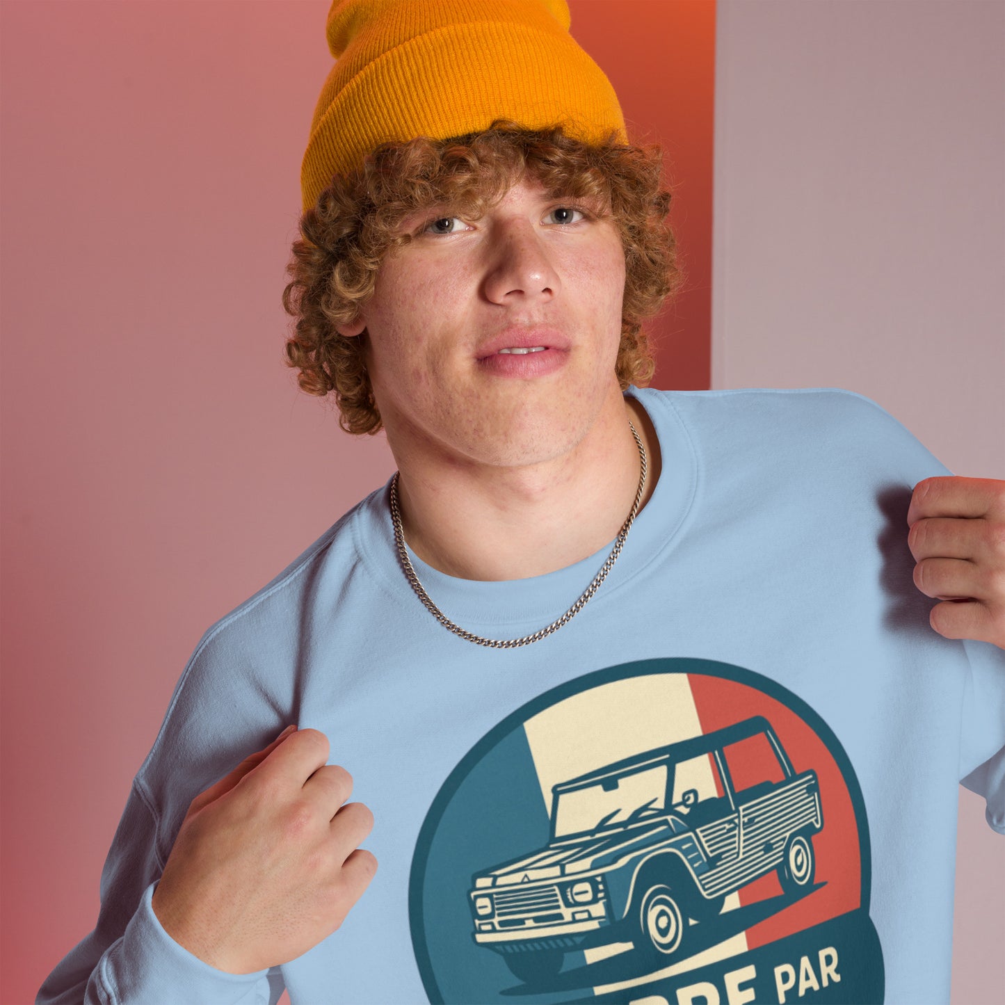 🚙 Sweatshirt “Libre par Nature” – Citroën Méhari: Warmte met een Vrije Geest!