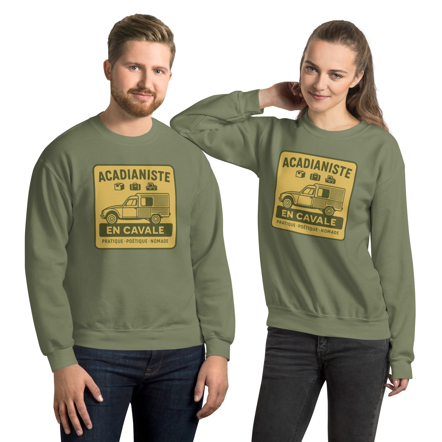 Sweater “Acadianiste en Cavale” – Warm and ready to go