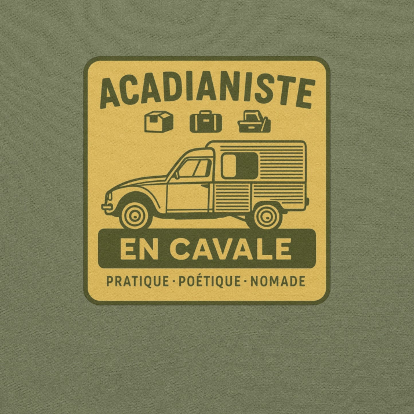 Sweater “Acadianiste en Cavale” – Warm and ready to go