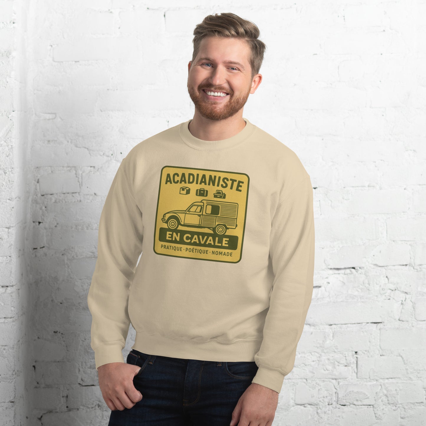 Sweater “Acadianiste en Cavale” – Warm and ready to go