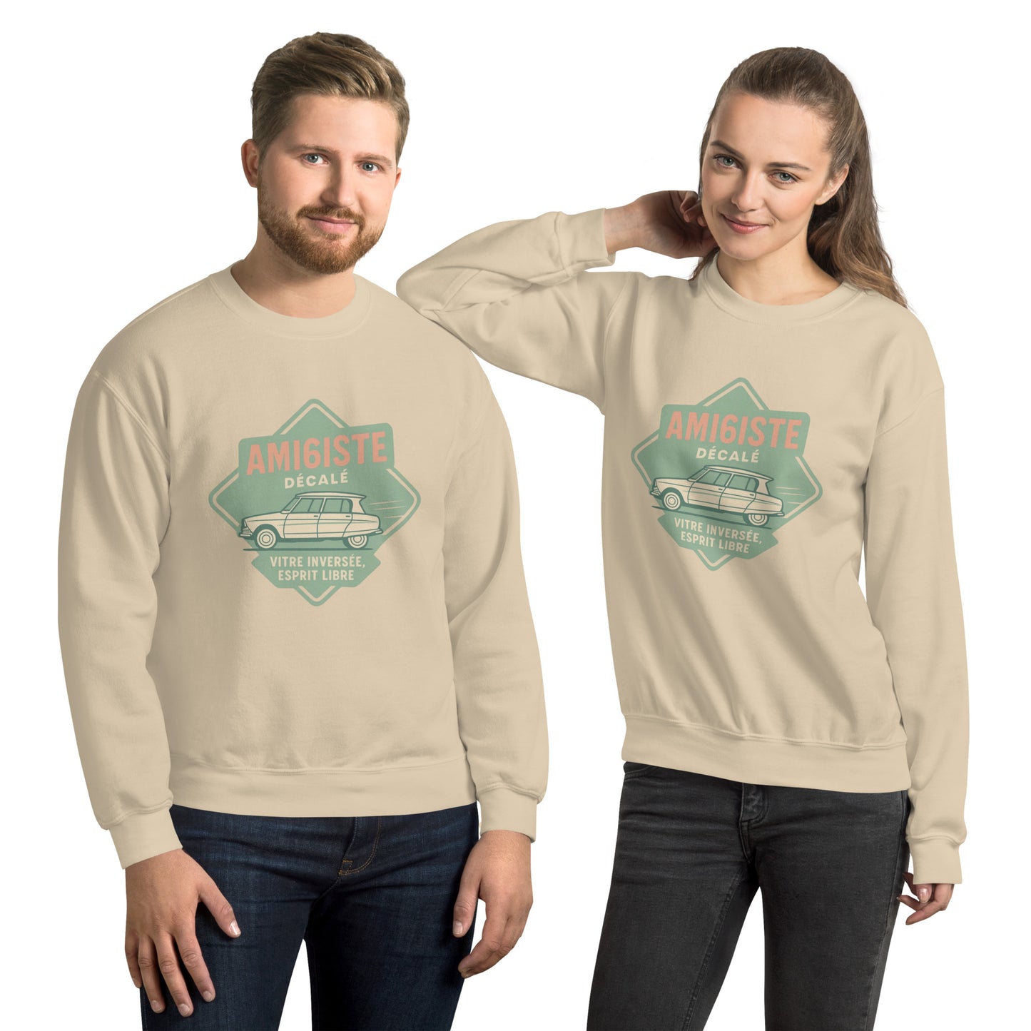 đ§„ Ami6iste DĂ©calĂ© Sweatshirt â Voor koude dagen met een warme knipoog