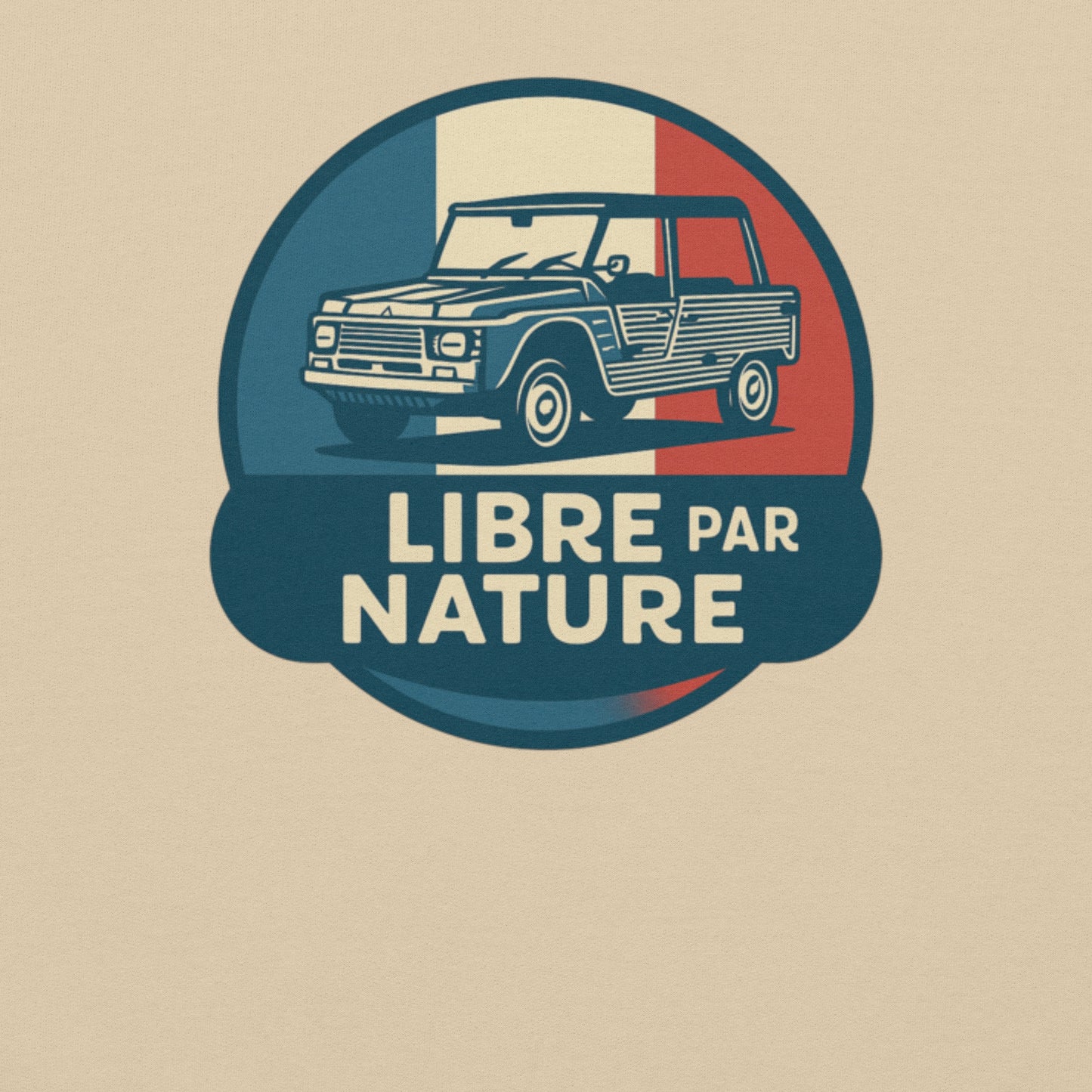 🚙 Sweatshirt “Libre par Nature” – Citroën Méhari: Warmte met een Vrije Geest!