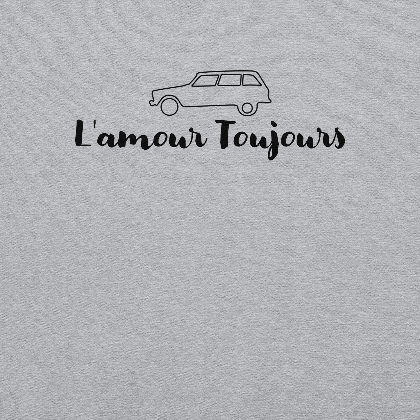 L'amour Toujours Citroën Ami8 Sweatshirt Unisex - Gray or White