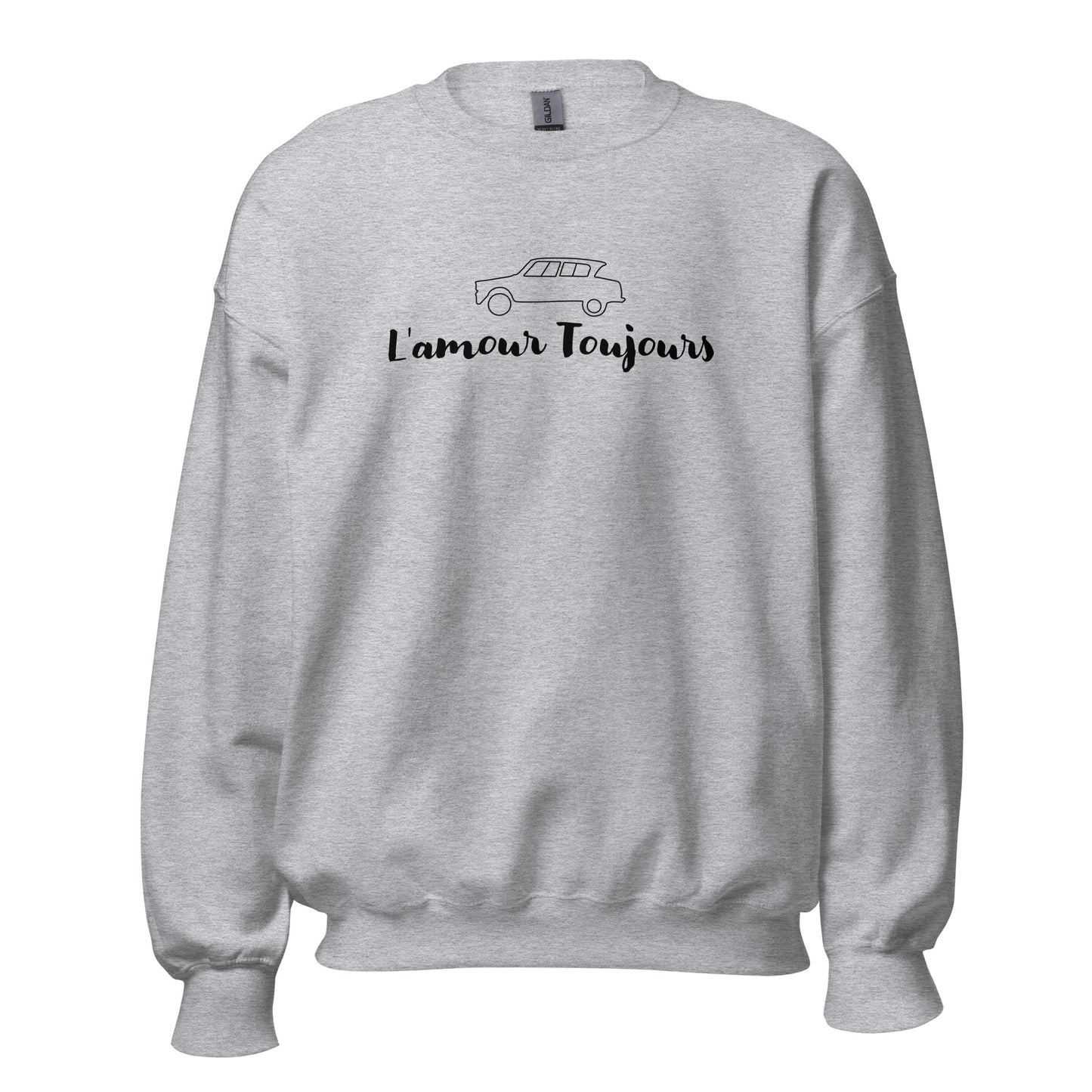 L'amour Toujours Citroën Ami6 Sweatshirt Unisex - Gray or White