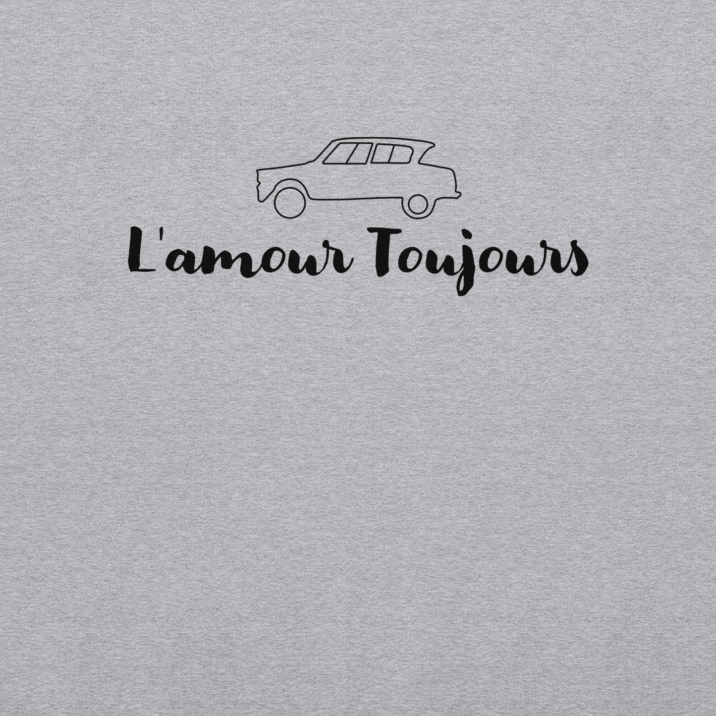 L'amour Toujours Citroën Ami6 Sweatshirt Unisex - Gray or White