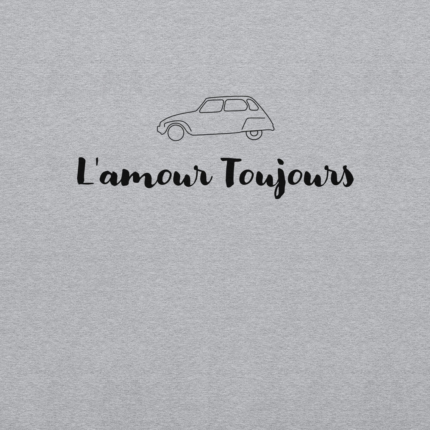 L'amour Toujours Citroën Dyane Sweatshirt Unisex - Gray or White