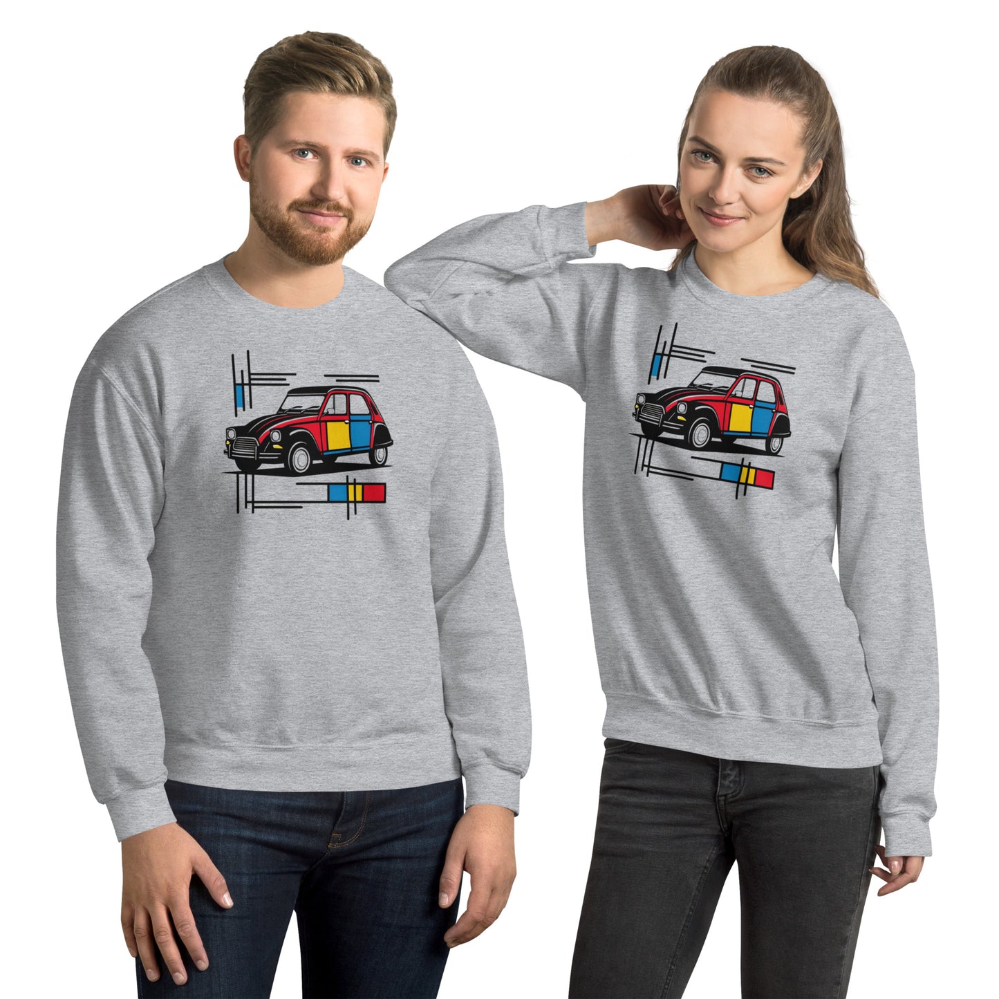 Pull Mondrian – Édition Citroën Dyane