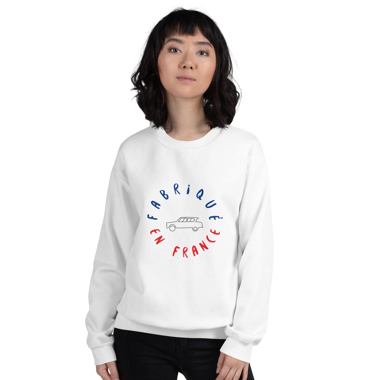 Fabriqué en France Citroën Ami6 sweatshirt Unisex - White