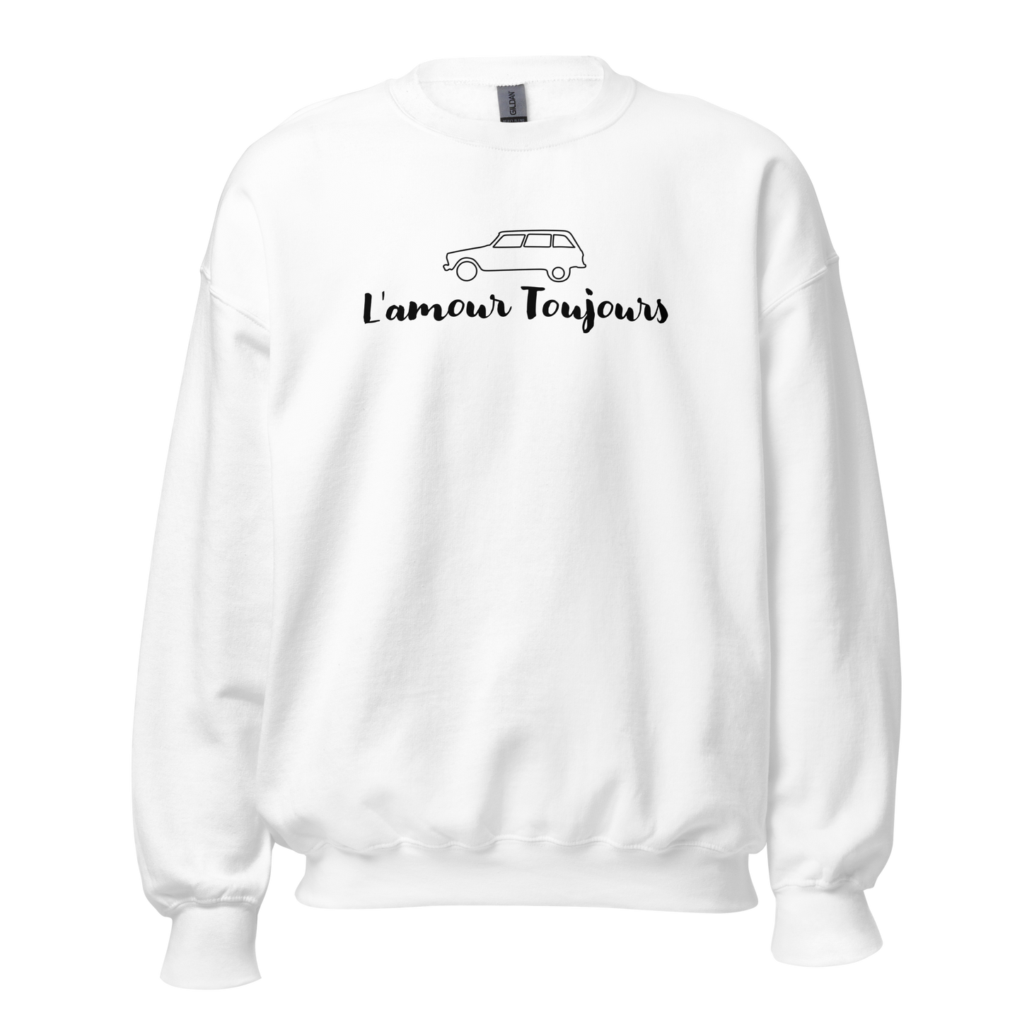 L'amour Toujours Citroën Ami8 Sweatshirt Unisex - Gray or White