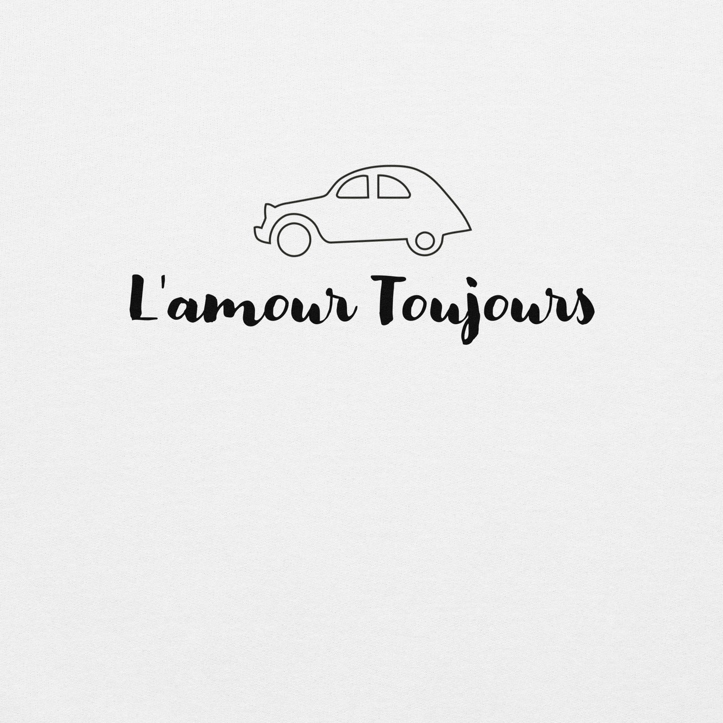 L'amour Toujours Citroën 2cv Sweatshirt Uniseks - Grijs of Wit