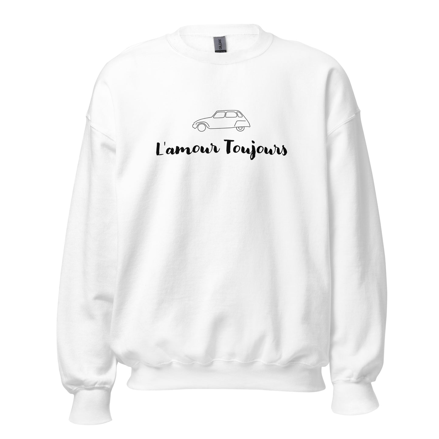 L'amour Toujours Citroën Dyane Sweatshirt Unisex - Gray or White