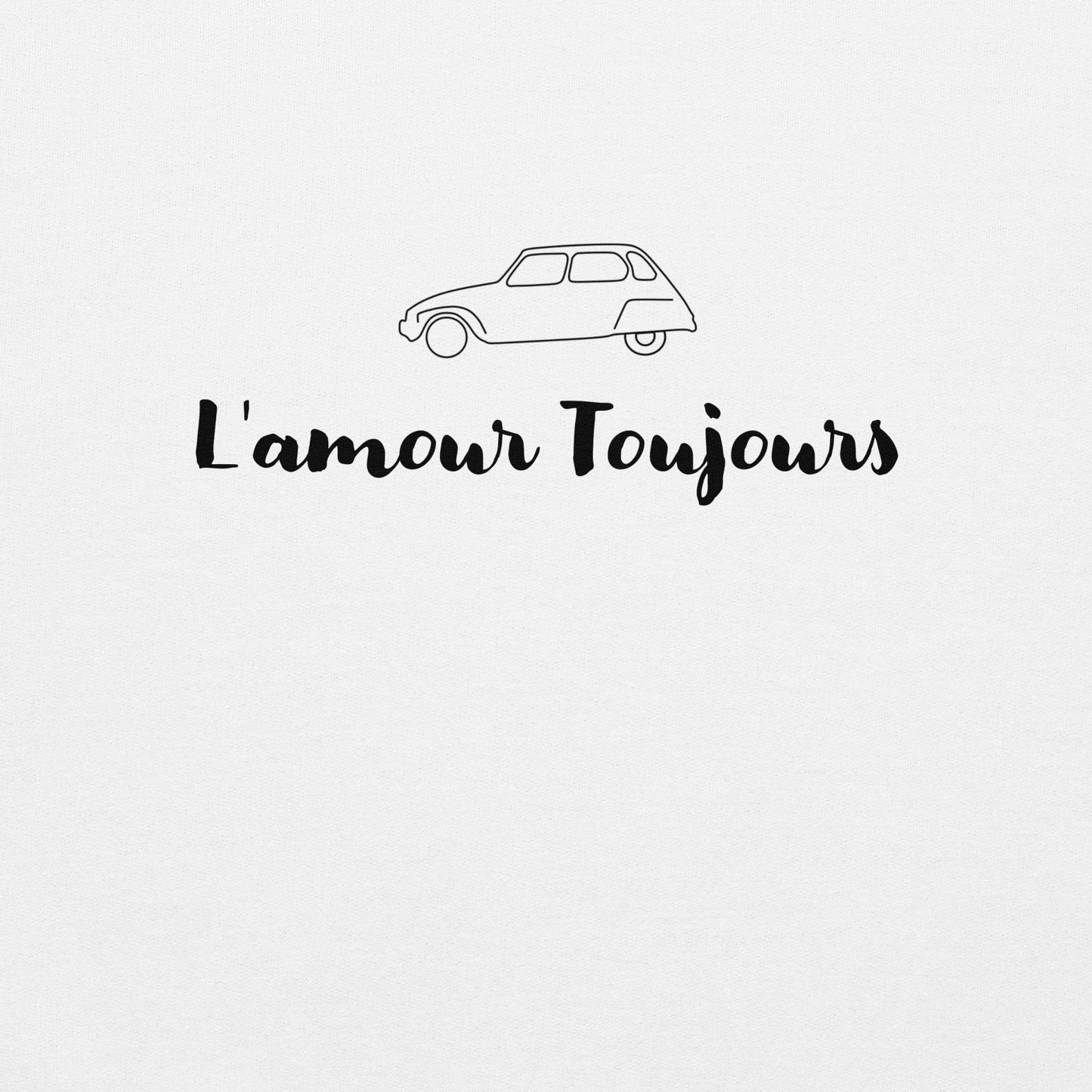 L'amour Toujours Citroën Dyane Sweatshirt Unisex - Gray or White