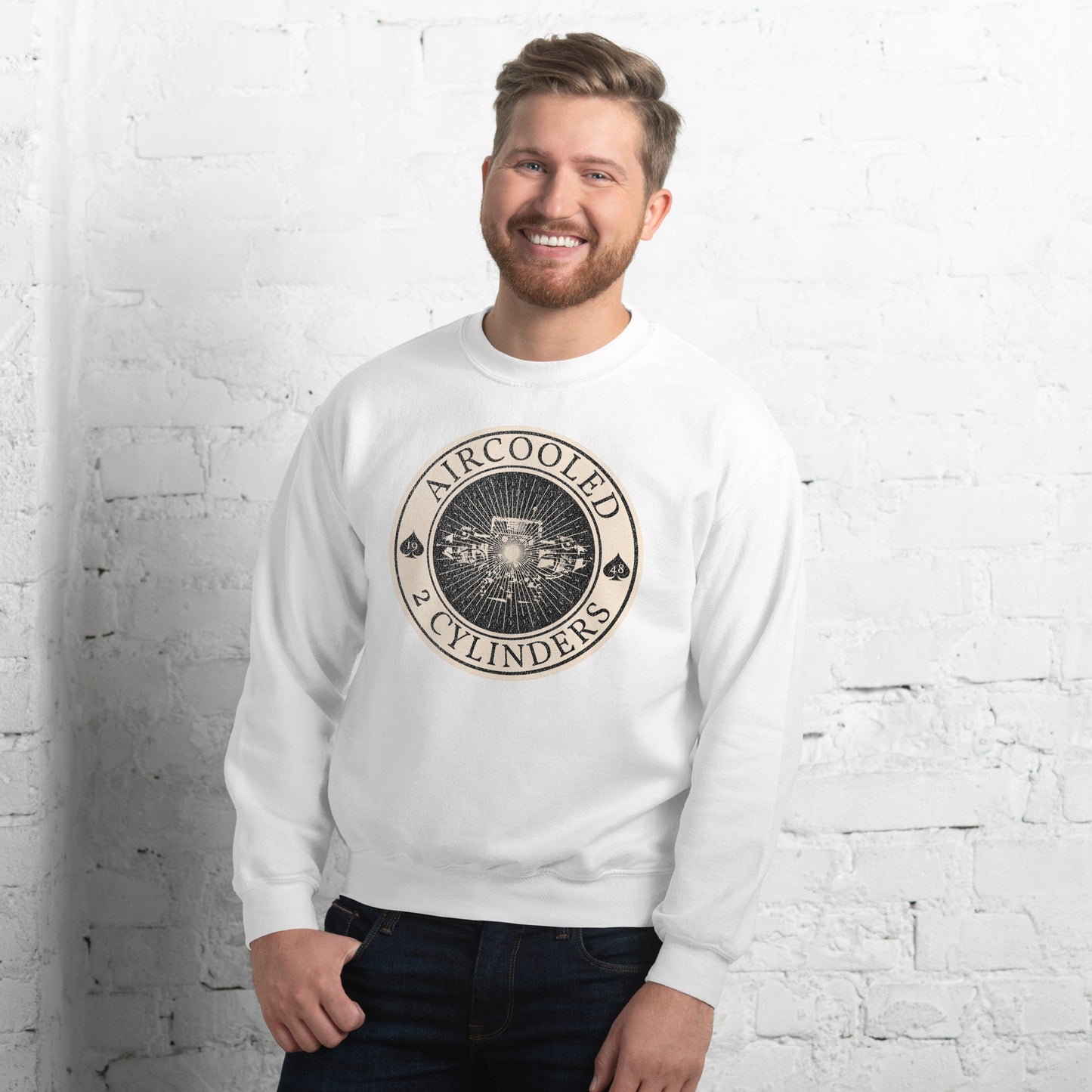 Aircooled Power – The iconic twin-cylinder on your sweater!