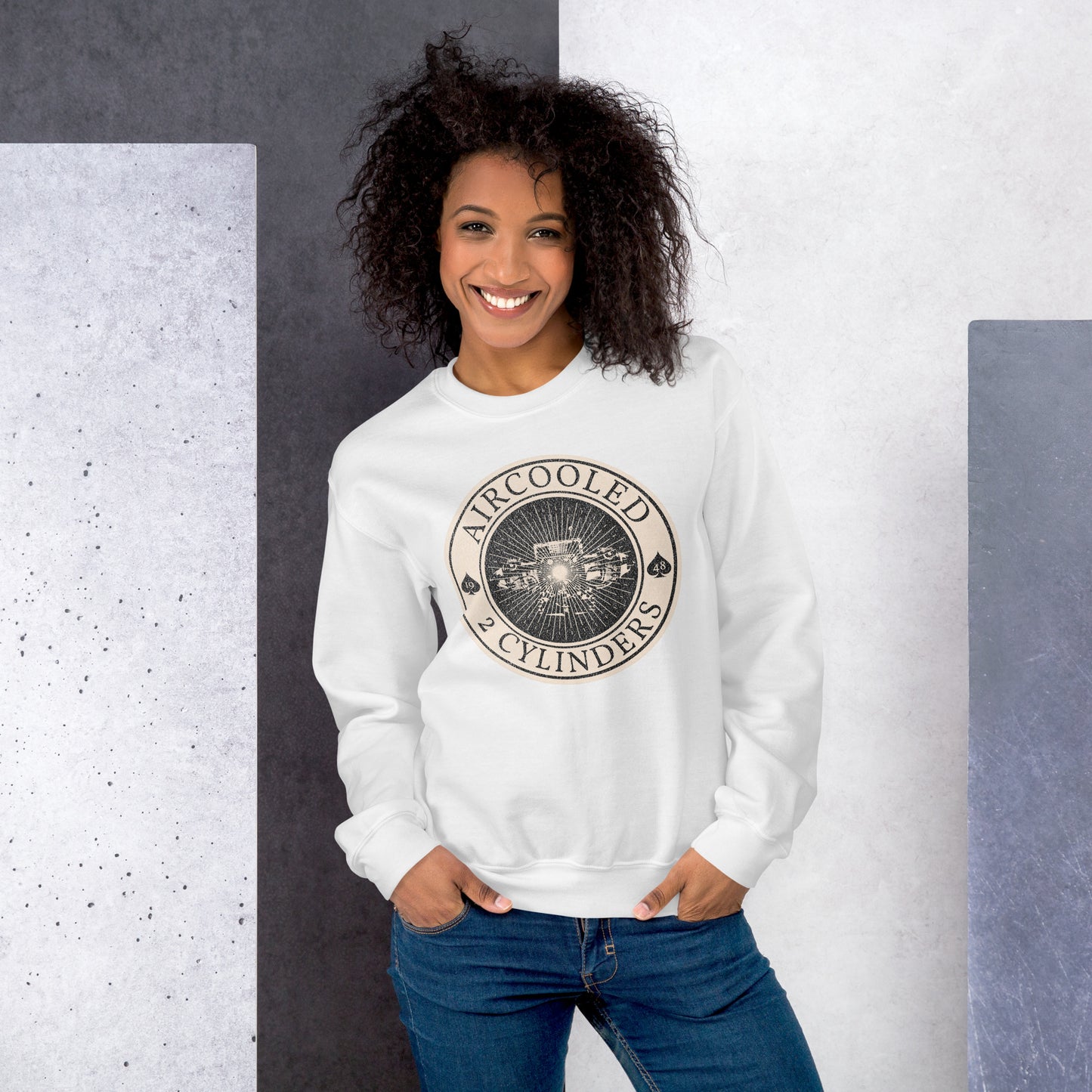 Aircooled Power – The iconic twin-cylinder on your sweater!