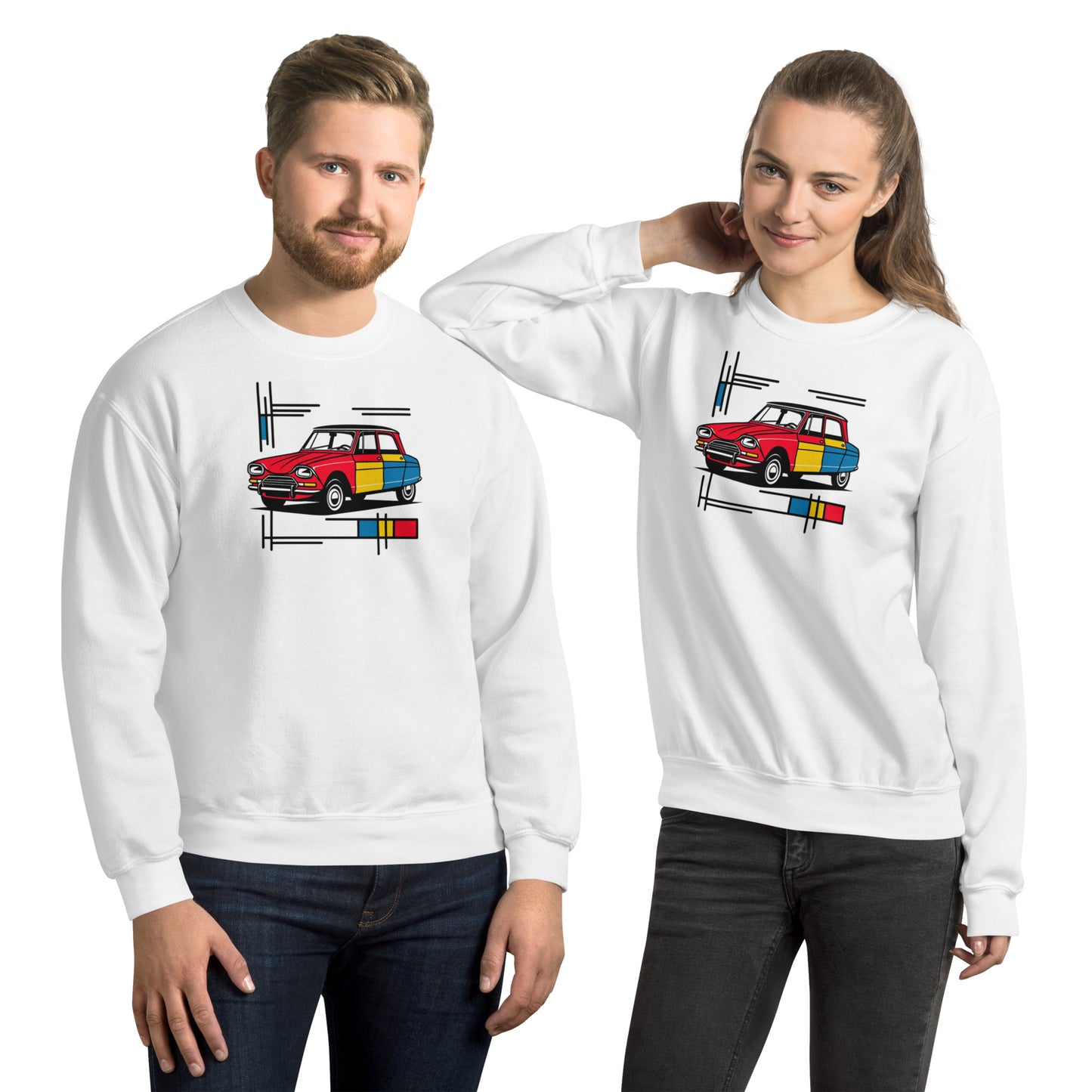 Sweatshirt Mondriaan Collectie – Model Ami 6