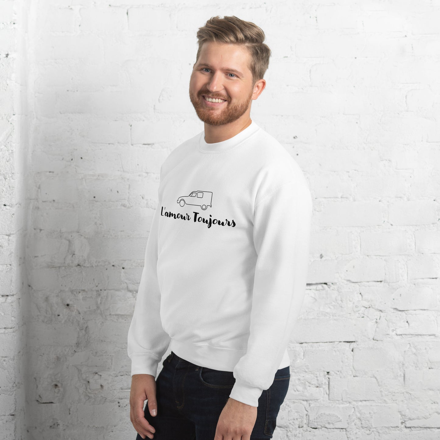 L'amour Toujours Citroën Acadiane Sweatshirt Unisex - Gray or White