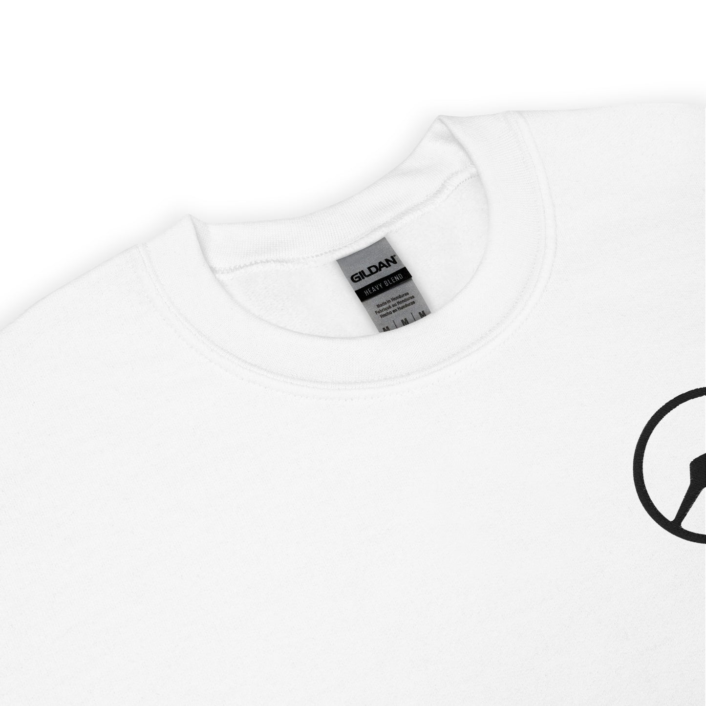 Unisex Sweatshirt with Embroidered Citroën A-type Steering Wheel – Warm & Timeless Design