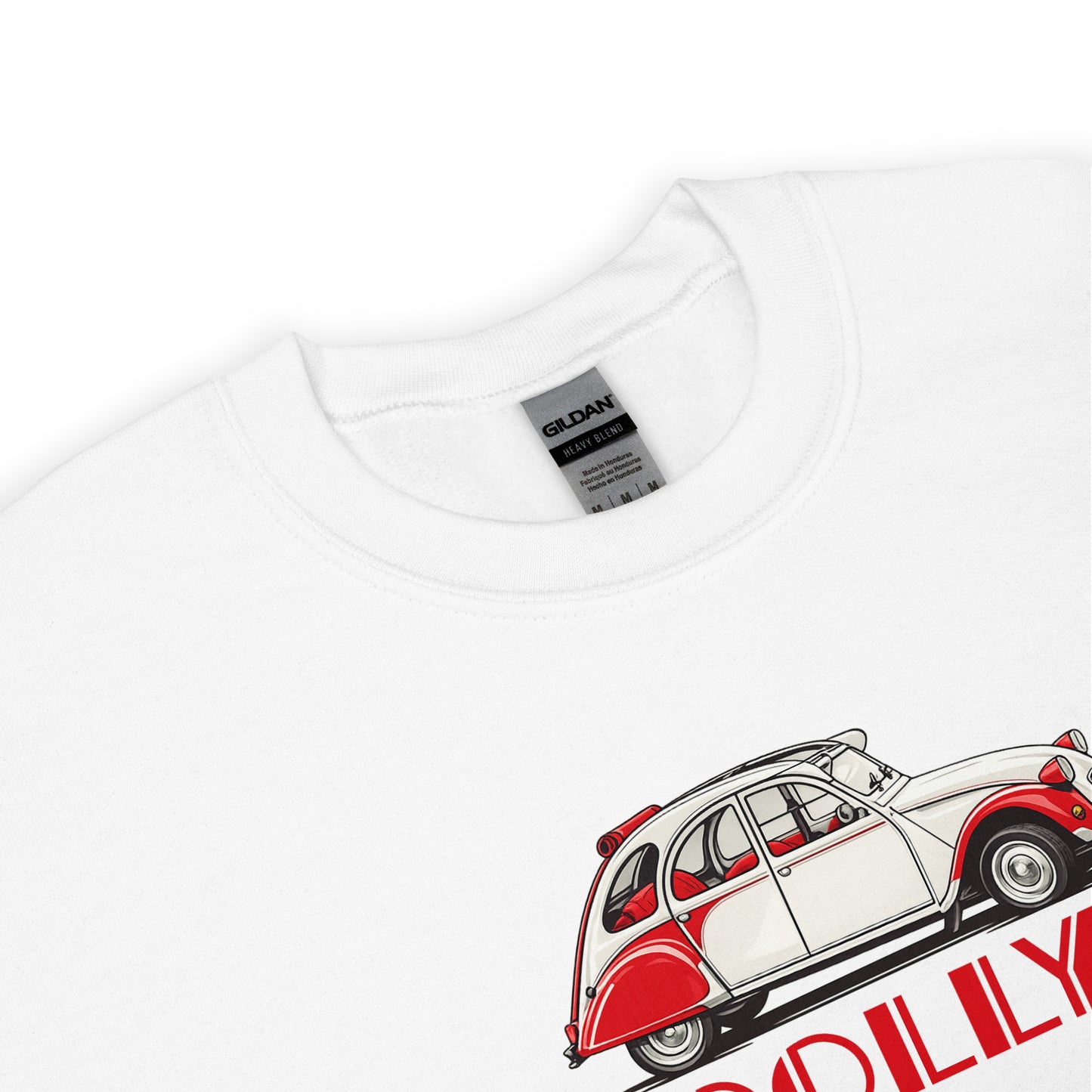 Sweat-shirt Citroën 2CV Dolly – Illustration iconique rouge et blanche | Collection spéciale