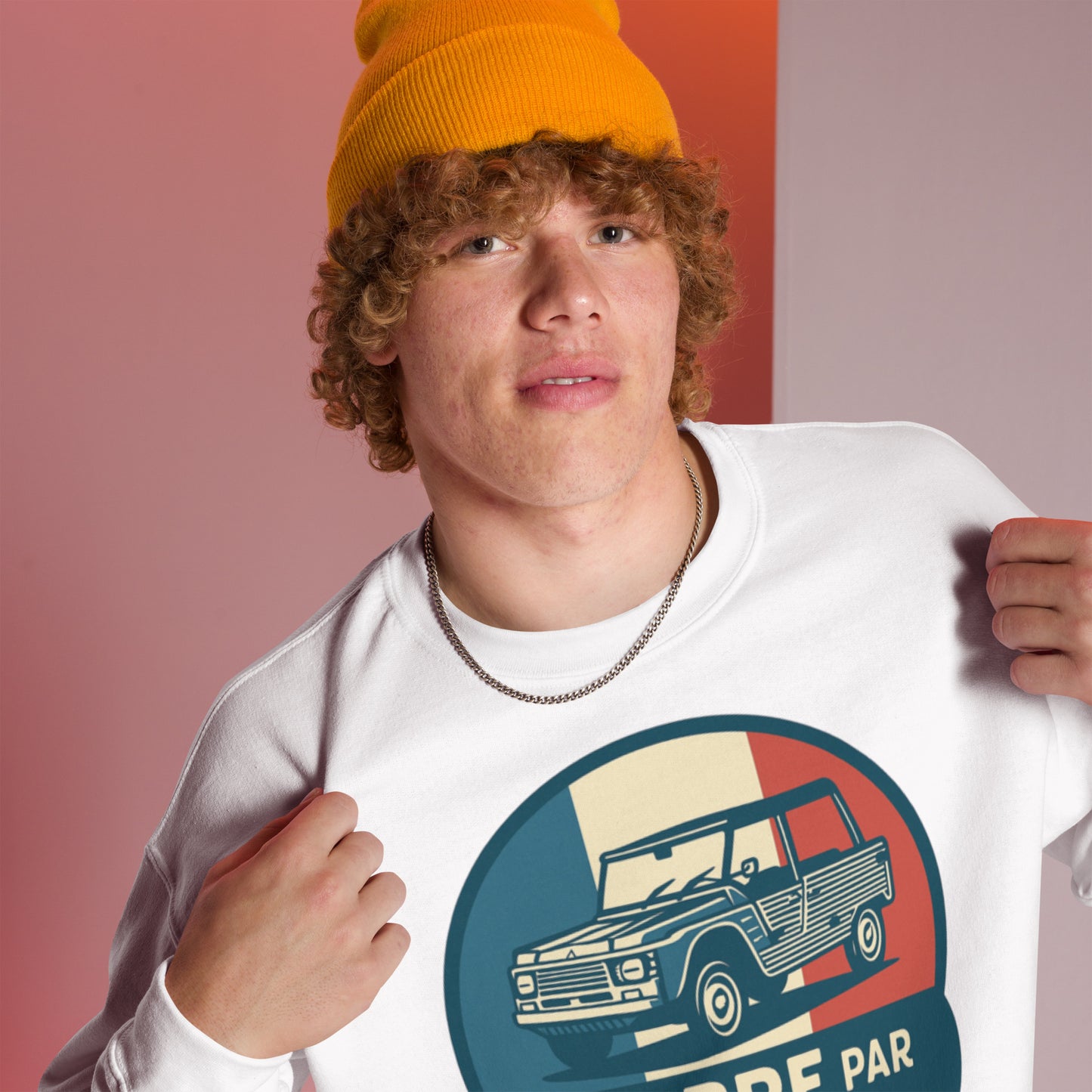 🚙 Sweatshirt “Libre par Nature” – Citroën Méhari: Warmte met een Vrije Geest!