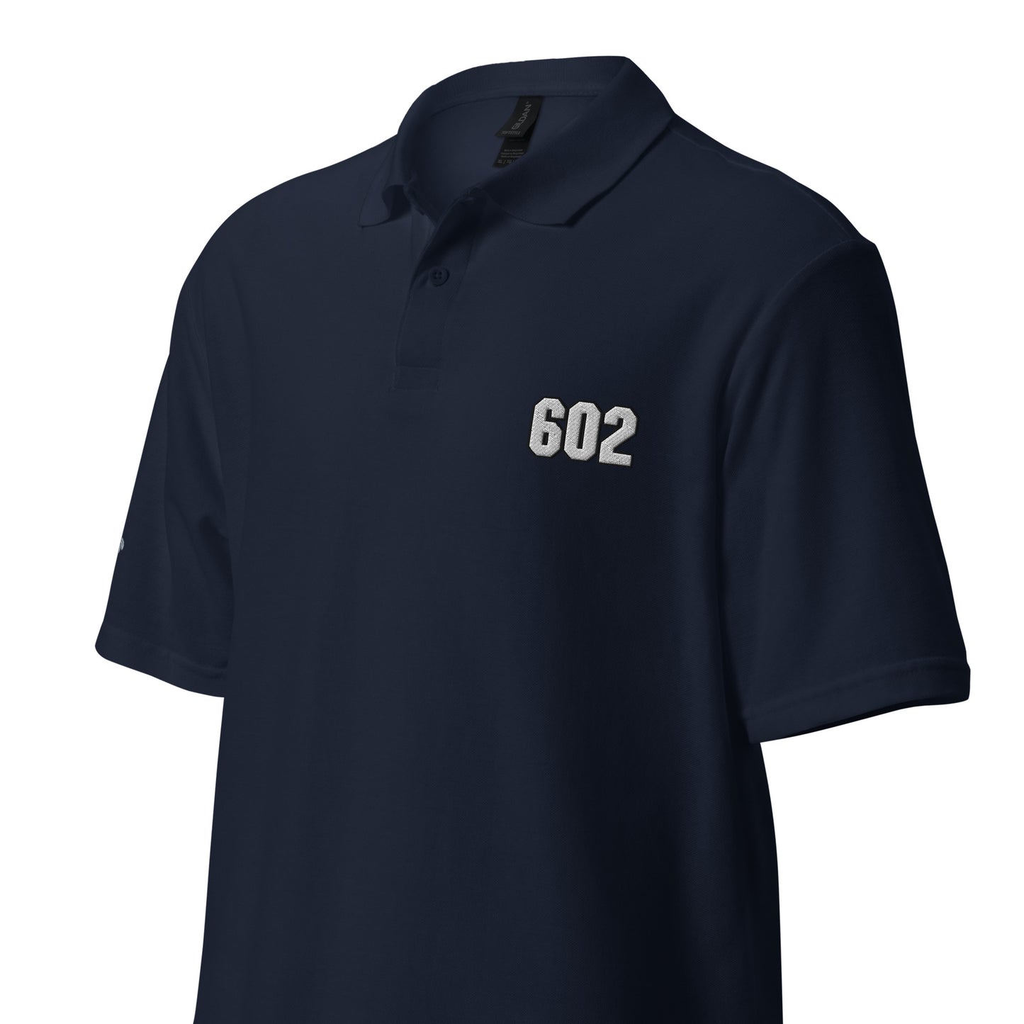 602 embroidered Citroën Dyane polo available in Black, Navy, Gray or White