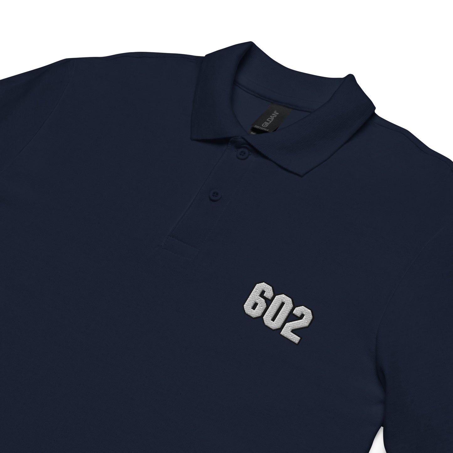 602 embroidered Citroën 2cv polo - Black, Navy, Gray or White