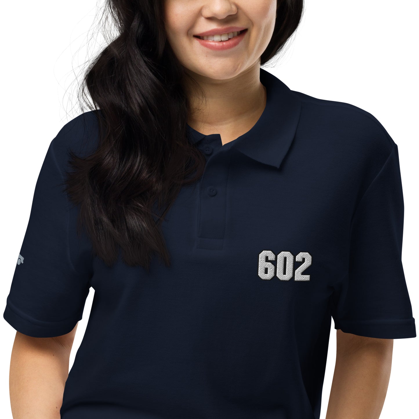 602 embroidered Citroën Ami8 polo - Black, Navy, Gray or White