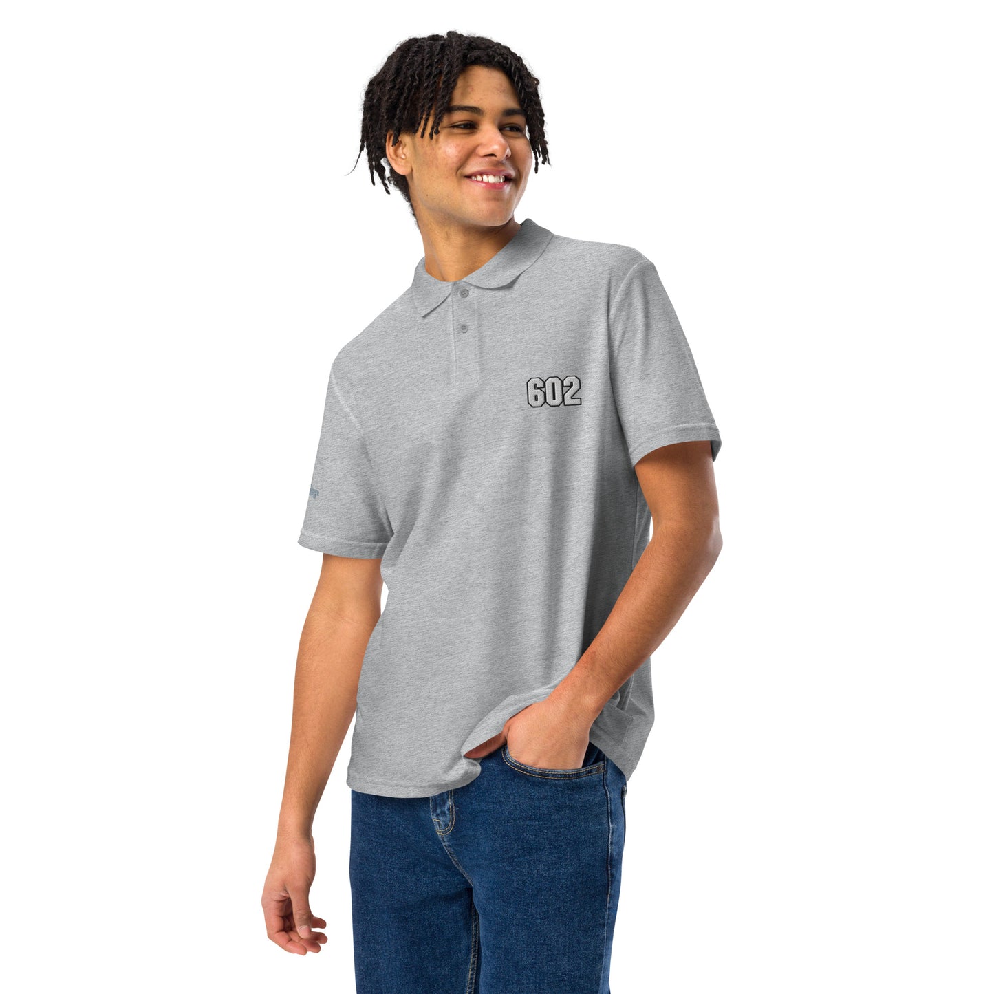 602 embroidered Citroën Ami8 polo - Black, Navy, Gray or White