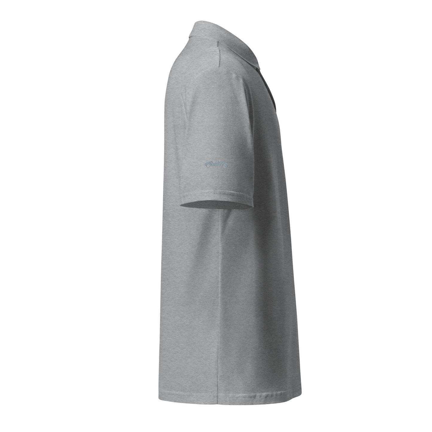 602 embroidered Burton polo available in Black, Navy, Gray or White