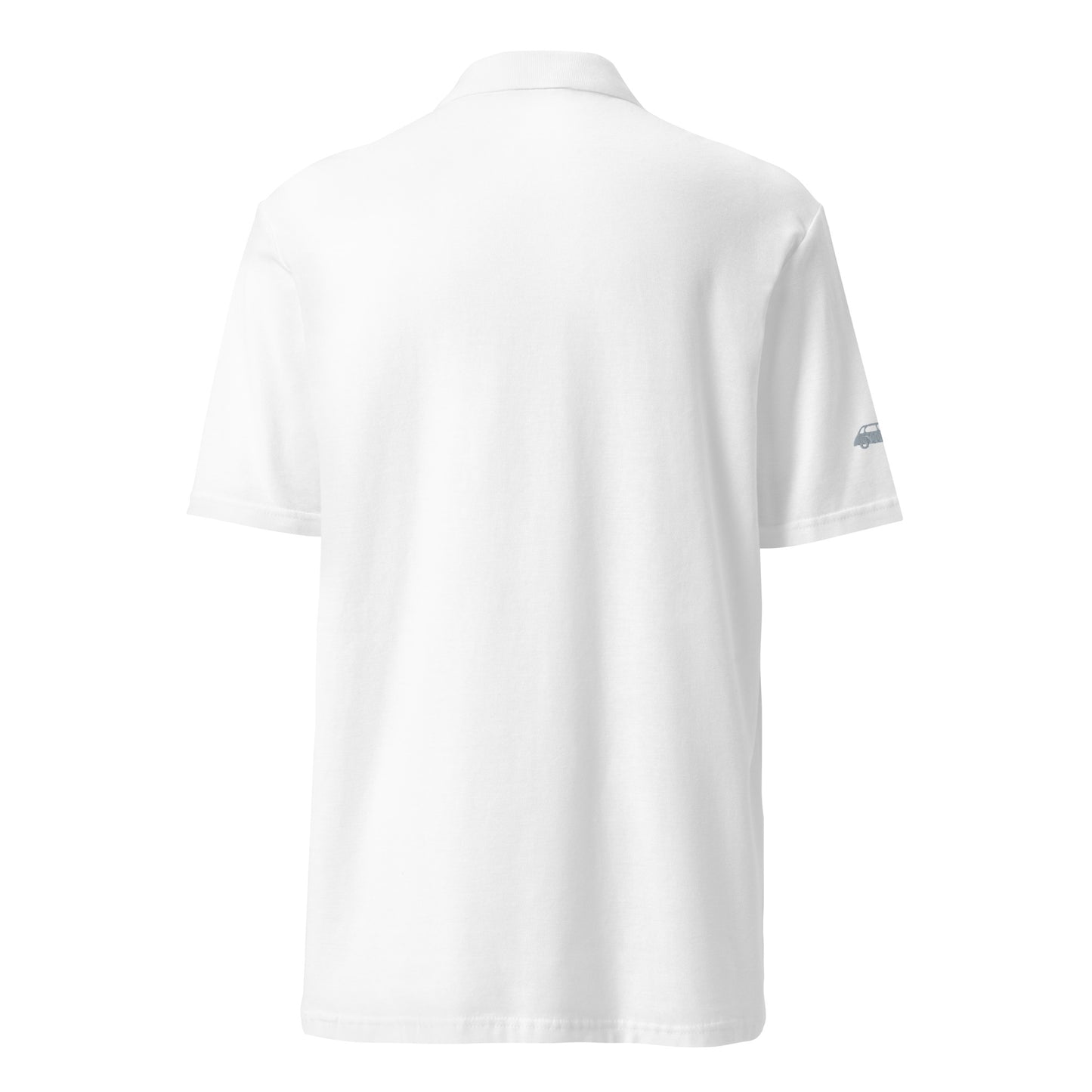 602 embroidered Citroën Dyane polo available in Black, Navy, Gray or White