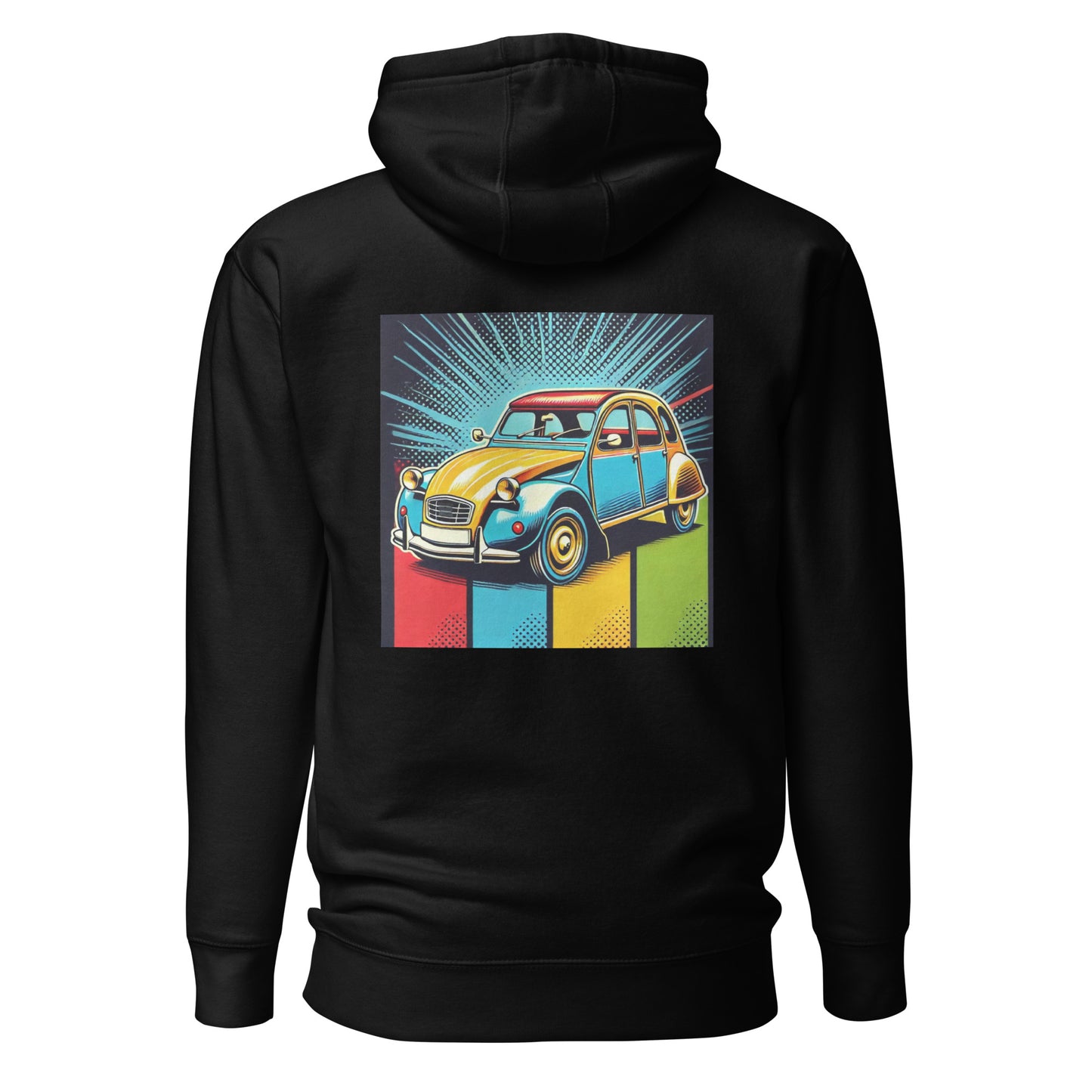 Pop-Art Citroën 2cv hoodie - unisex