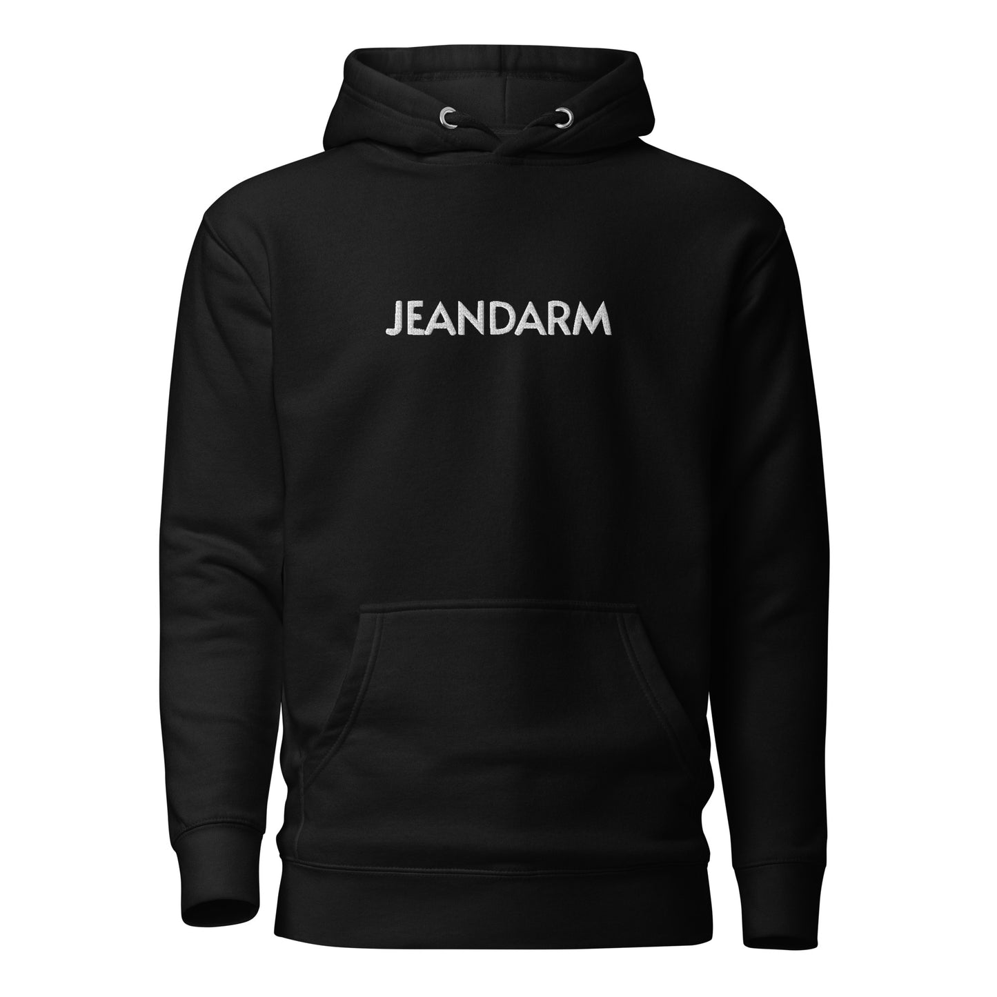 JEANDARM unisex hoodie embroidered - Black, Blue Gray or White
