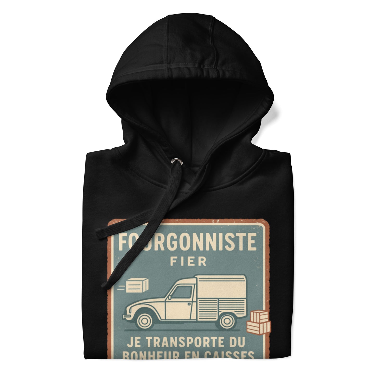 🚚 Fourgonniste Fier Hoodie – Warm, stijlvol en een tikkeltje nostalgisch