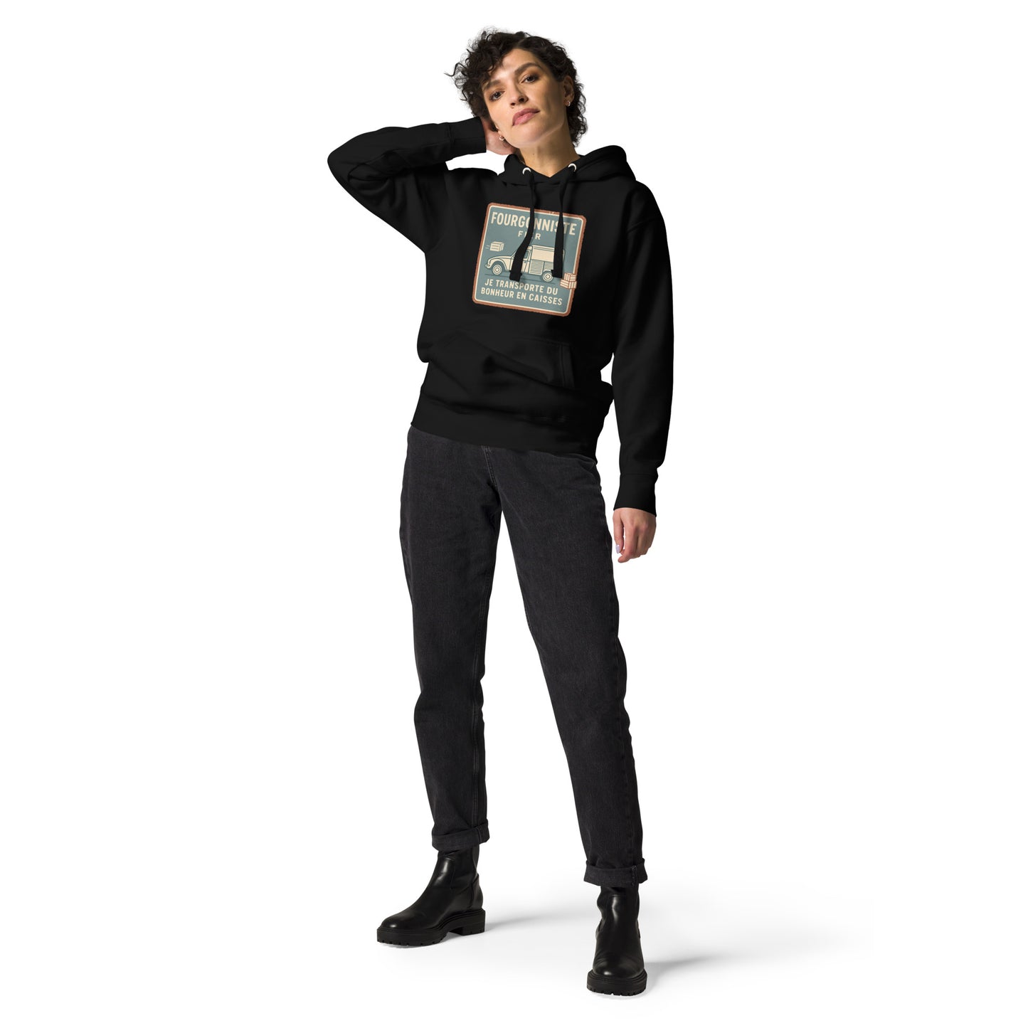 🚚 Fourgonniste Fier Hoodie – Warm, stijlvol en een tikkeltje nostalgisch
