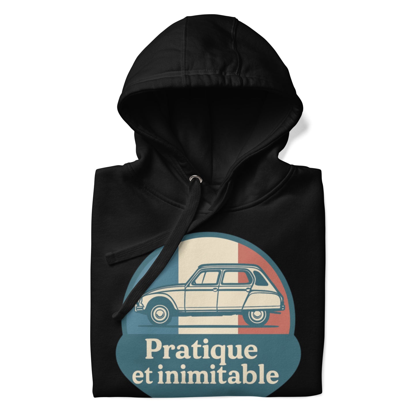 🔥 Premium Hoodie “Pratique et Inimitable” – Stijlvol Warm Blijven met Franse Allure