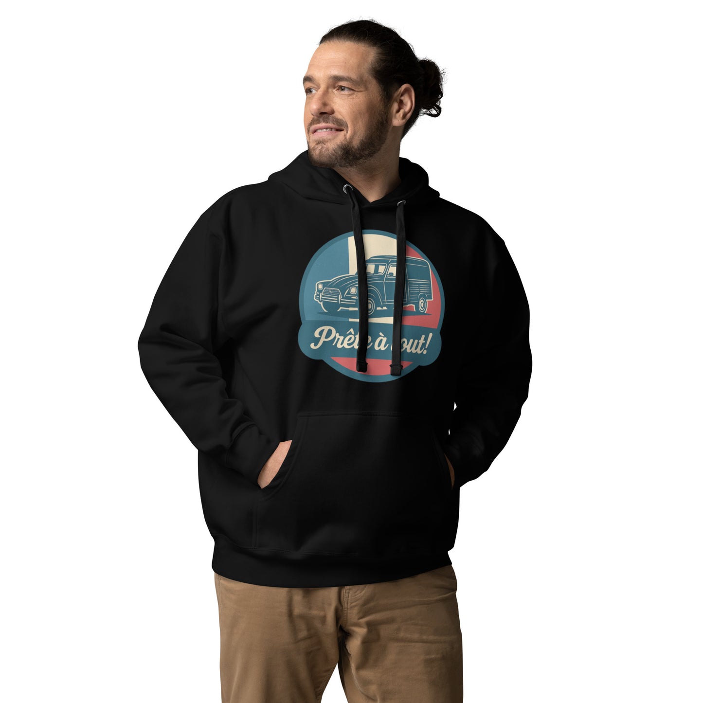 🧢 Premium Hoodie “Ready for anything!” – For those who are always ready for action