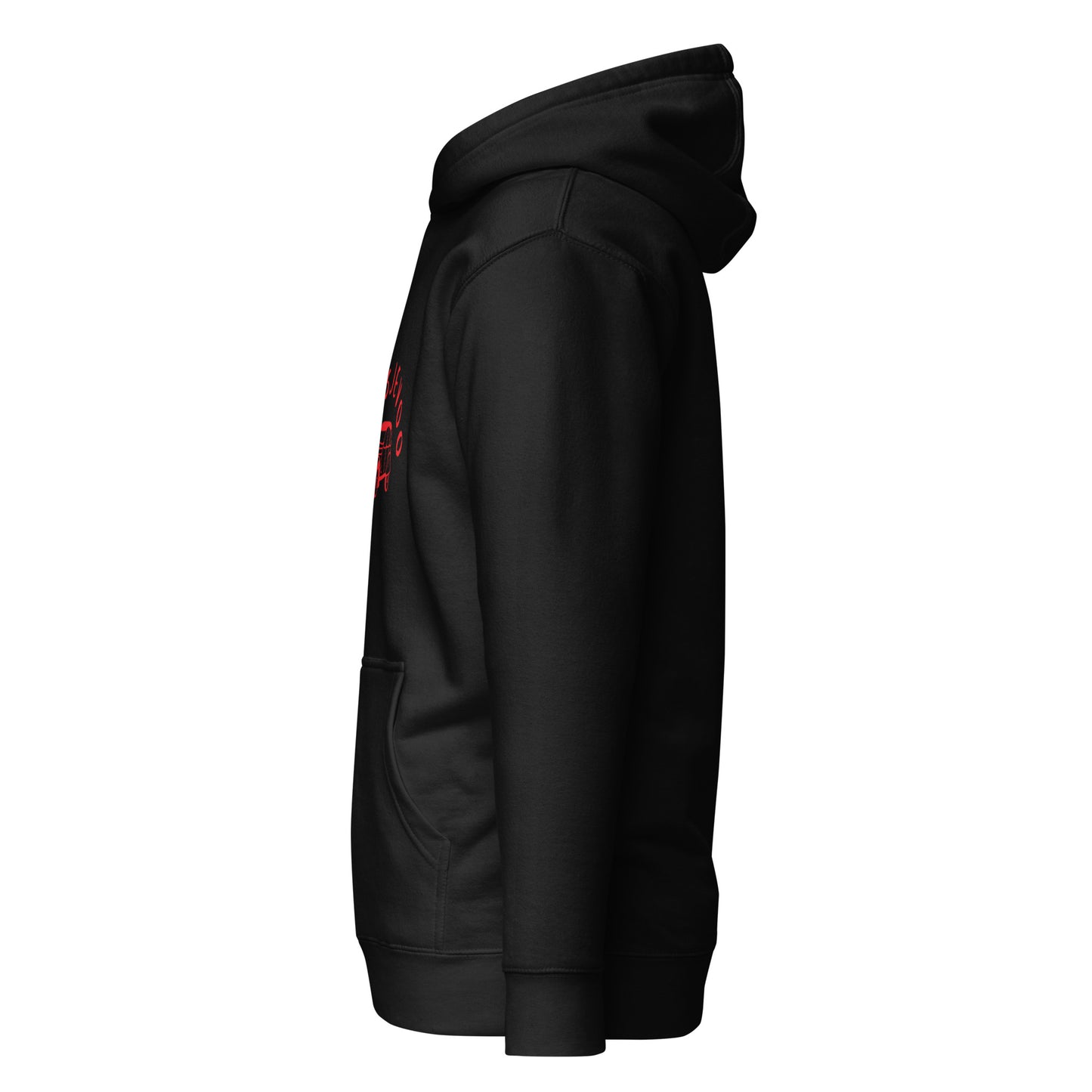 Deusjevoo unisex hoodie available in Black, Navy, Grey or White