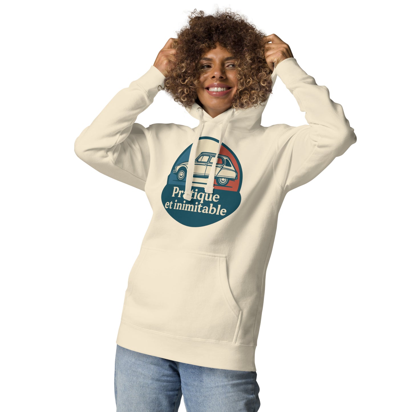 🔥 Premium Hoodie “Pratique et Inimitable” – Stijlvol Warm Blijven met Franse Allure