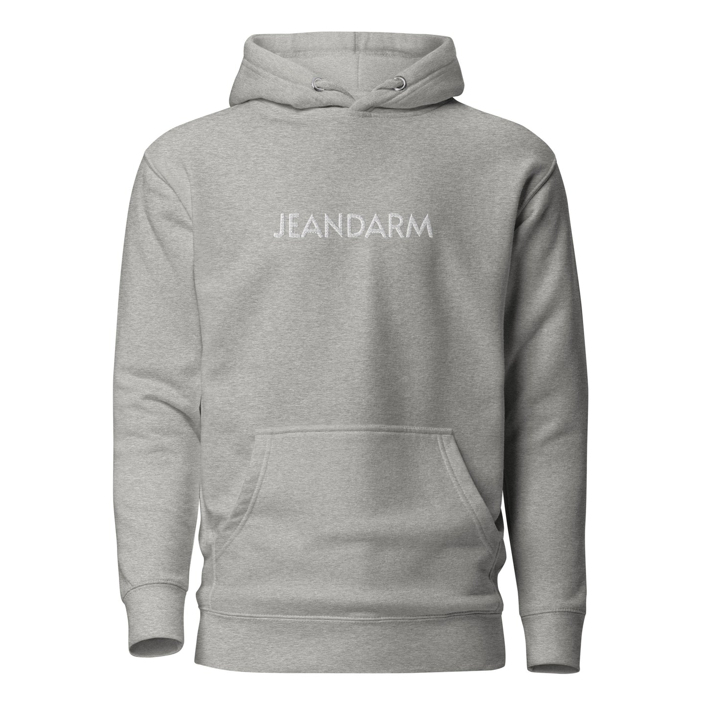 JEANDARM unisex hoodie embroidered - Black, Blue Gray or White