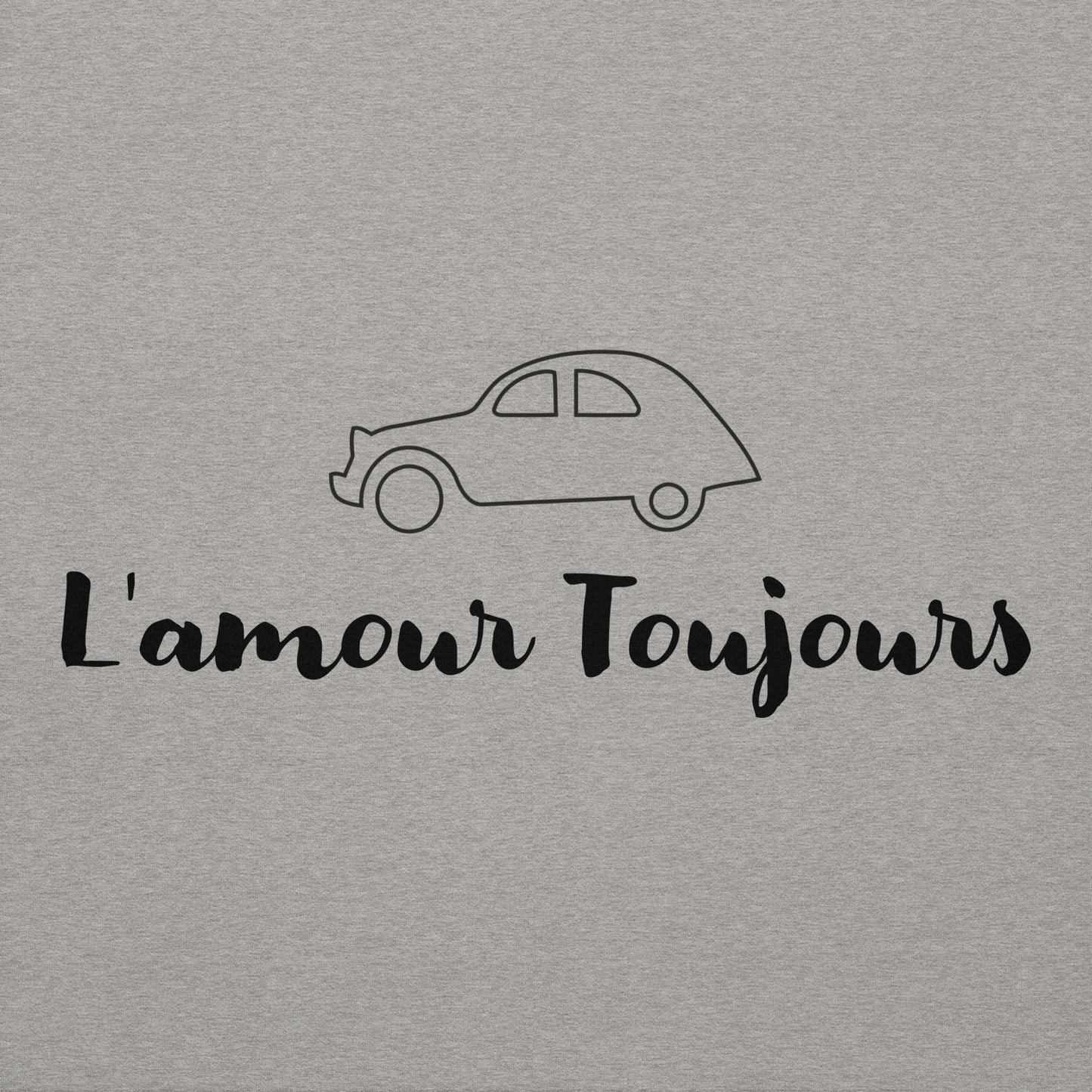 L'amour Toujours Citroën 2cv Hoodie Unisex - Gray or White
