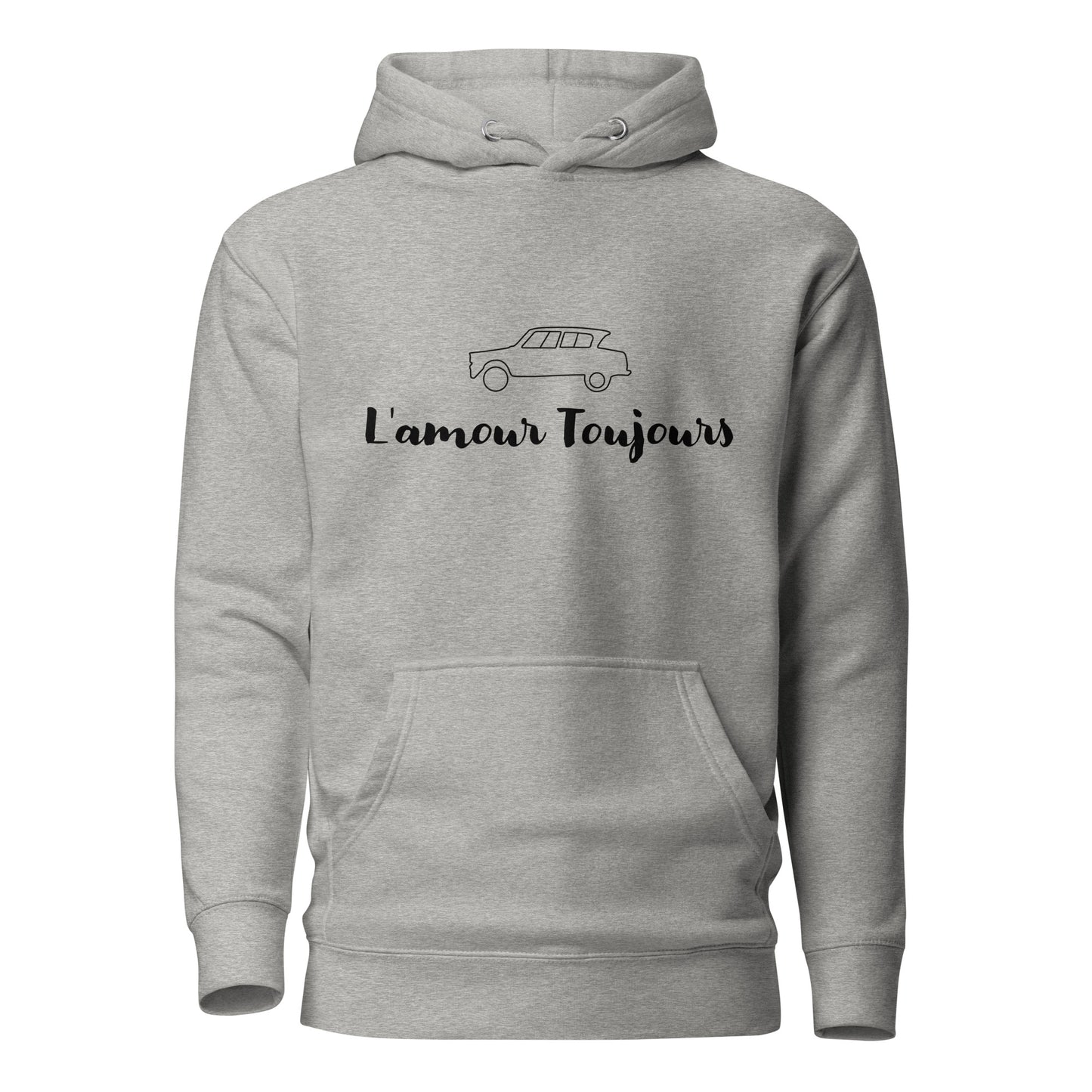L'amour Toujours Citroën Ami6 Hoodie Unisex - Gray or White