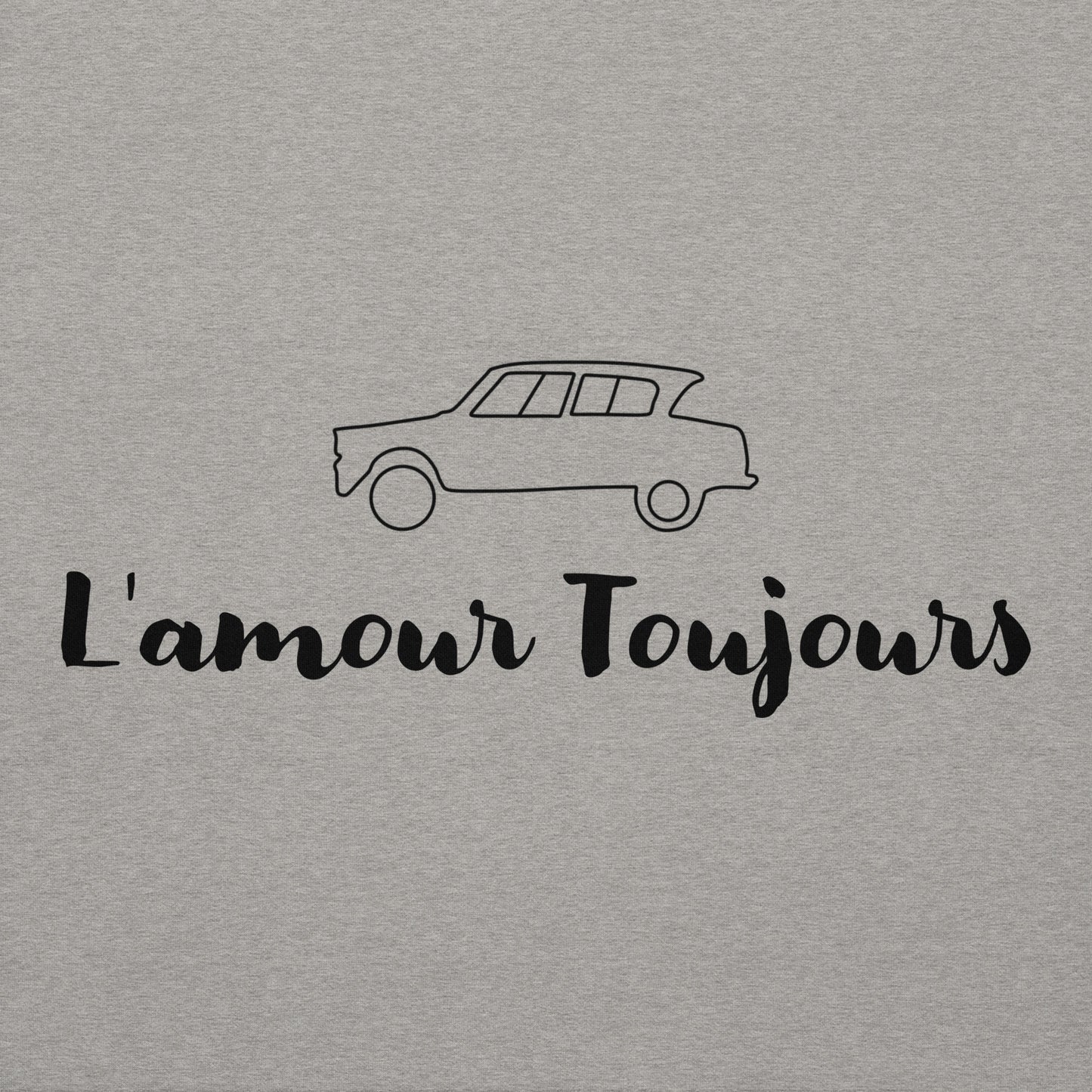 L'amour Toujours Citroën Ami6 Hoodie Unisex - Gray or White