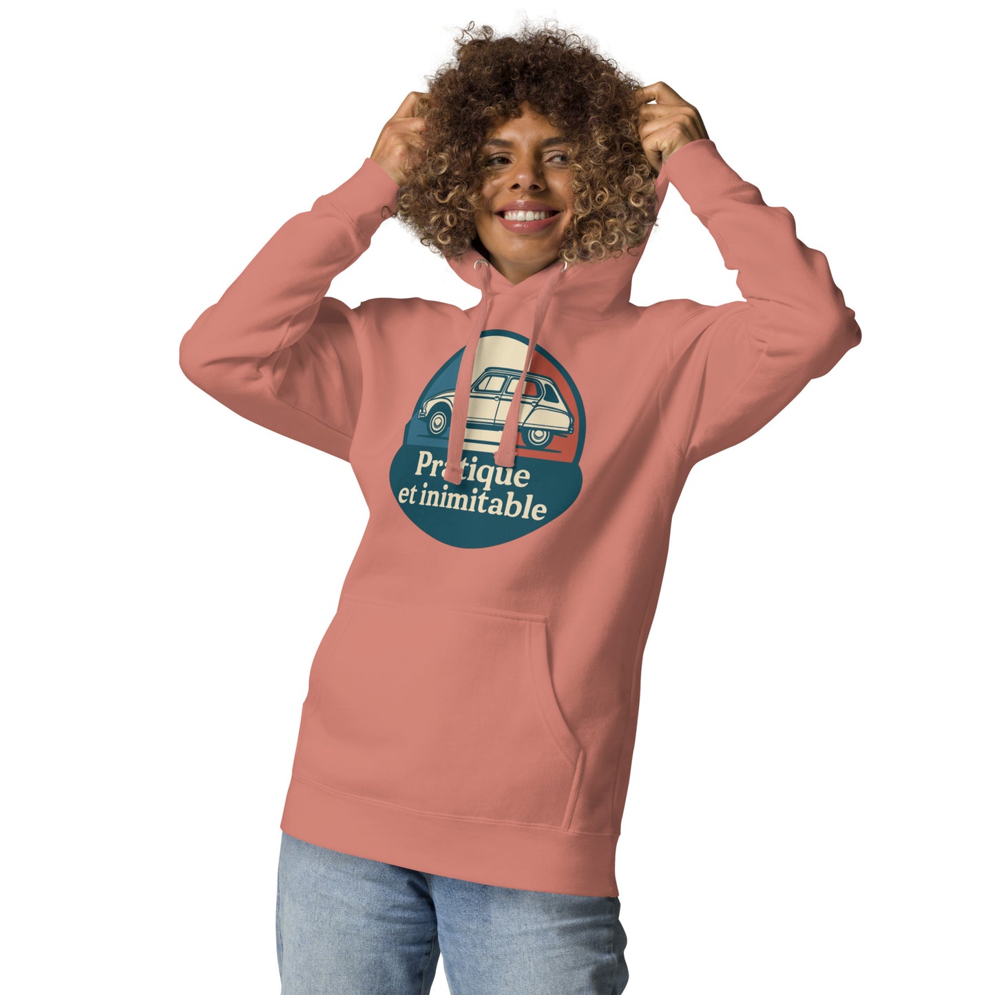 🔥 Premium Hoodie “Pratique et Inimitable” – Stijlvol Warm Blijven met Franse Allure