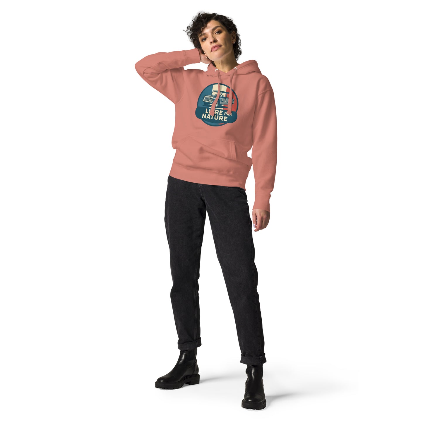 🚙 Premium Hoodie “Libre par Nature” – Citroën Méhari: Freedom with Style!