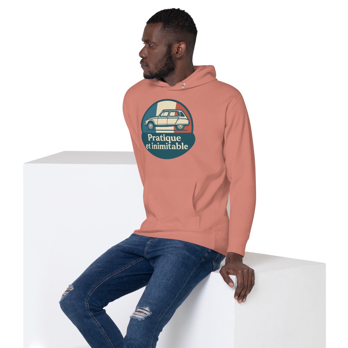 🔥 Premium Hoodie “Pratique et Inimitable” – Stijlvol Warm Blijven met Franse Allure