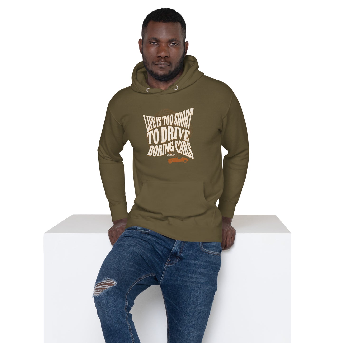 Life is too short to drive boring cars – Burton Sportscar Hoodie