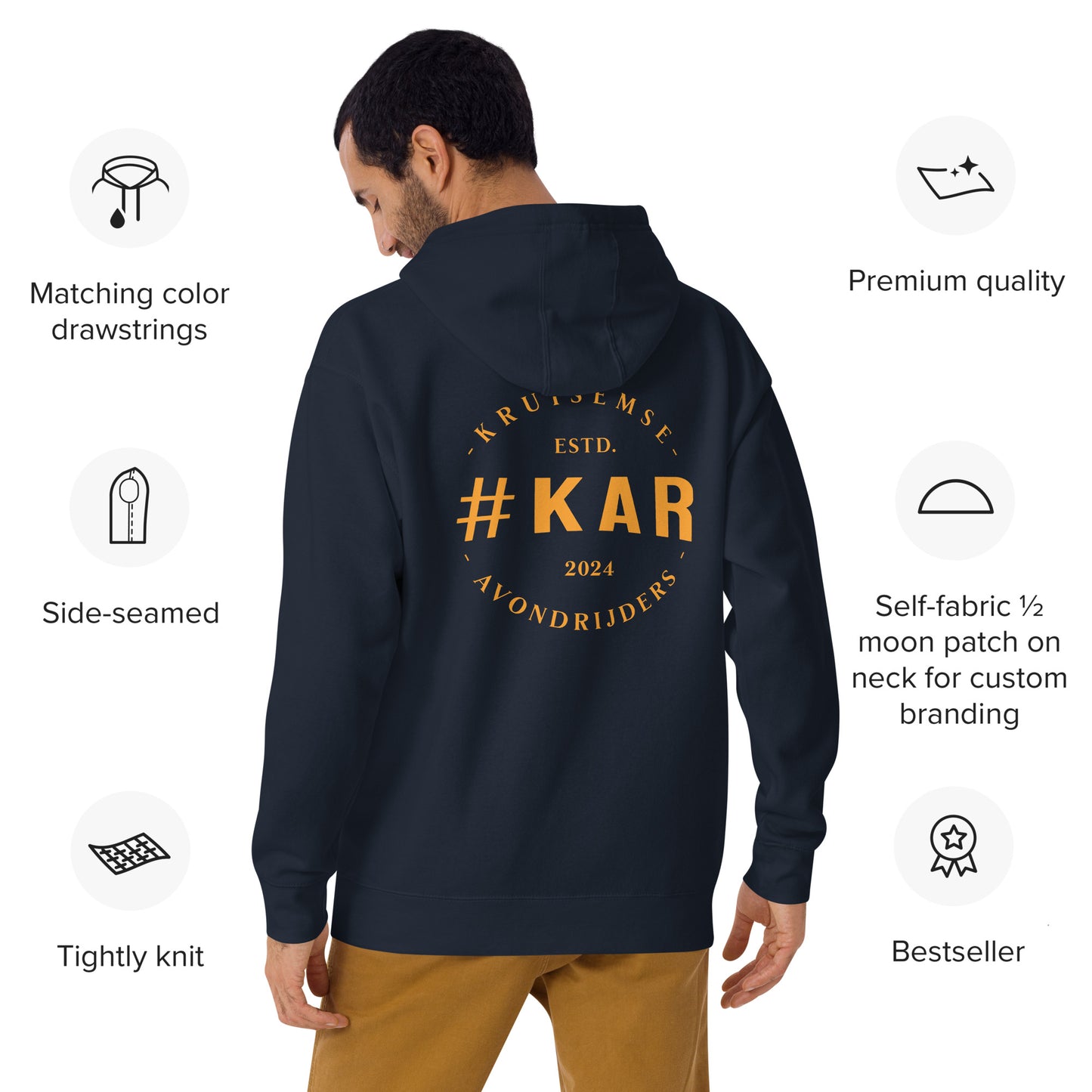 #KAR Hoodie – Kruisemse Avondrijders met Oldtimers