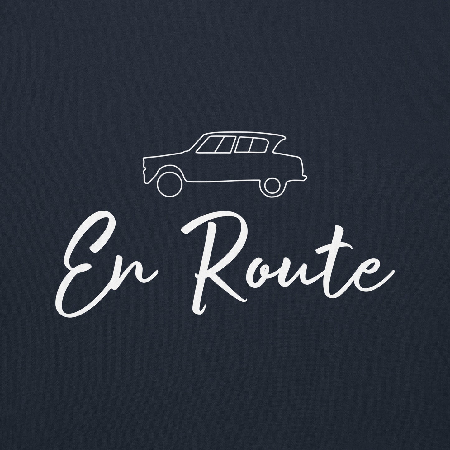Premium unisex hoodie Citroën Ami6 En Route - Black, Navy or Blue