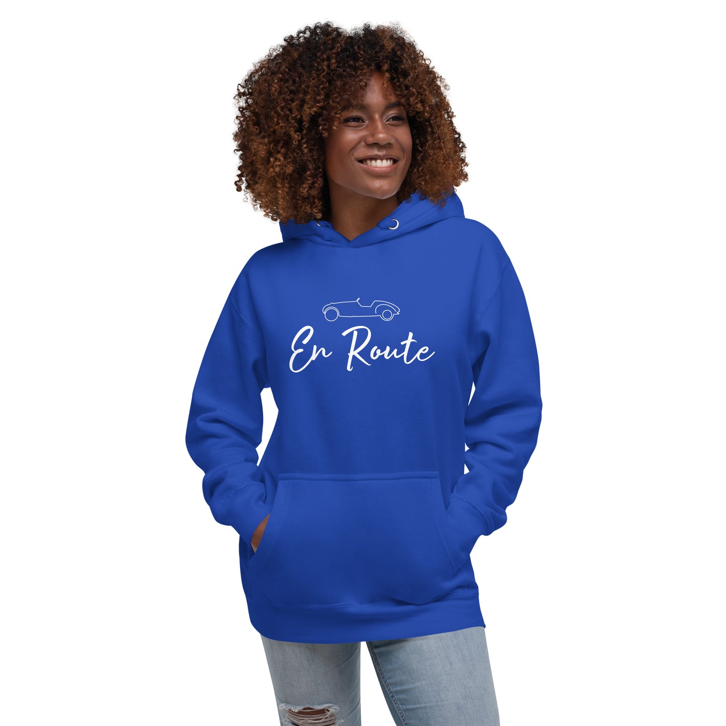 Premium unisex hoodie Citroën Burton En Route - Black, Navy or Blue