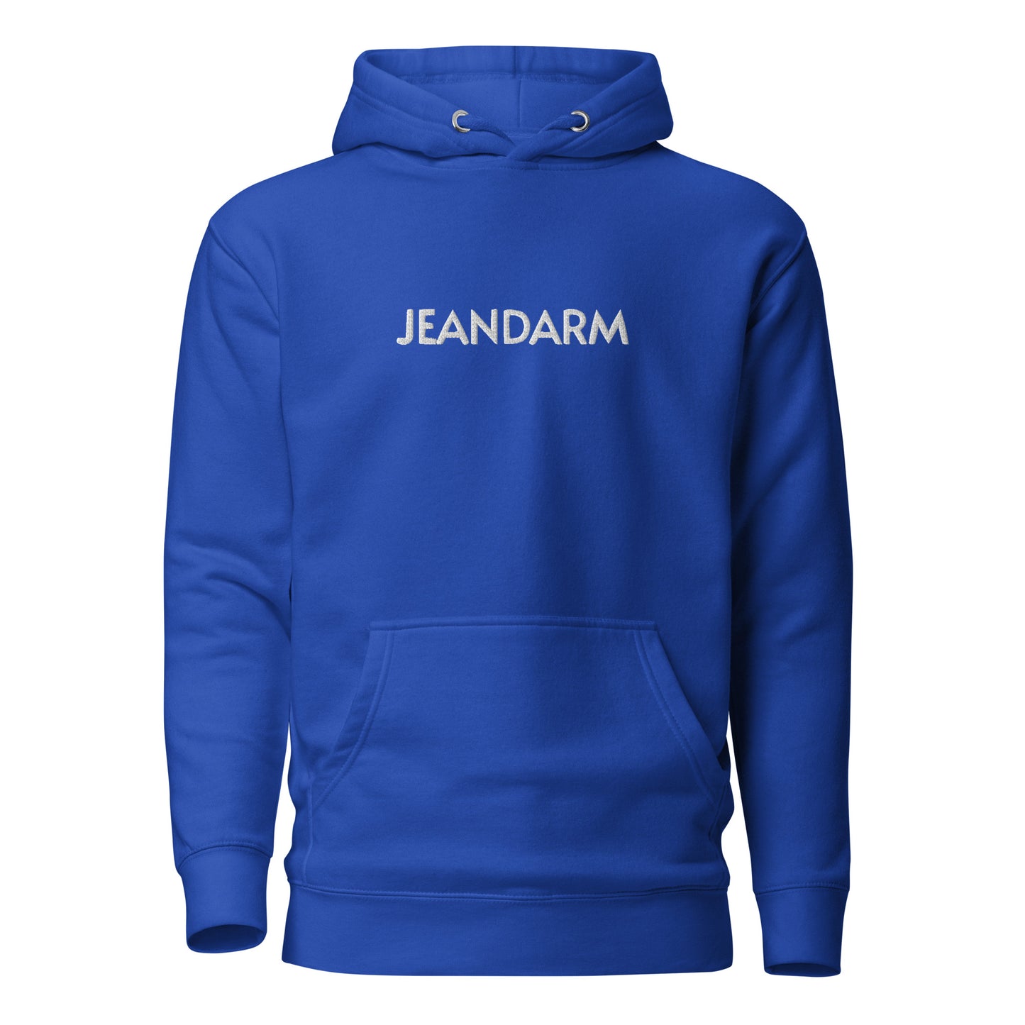 JEANDARM unisex hoodie embroidered - Black, Blue Gray or White