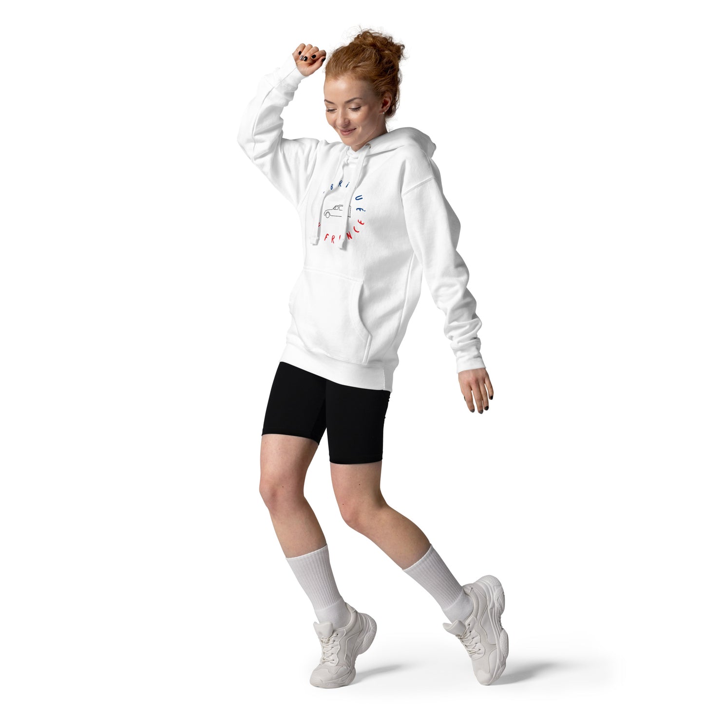 Fabriqué en France Citroën Acadiane hoodie Unisex - White